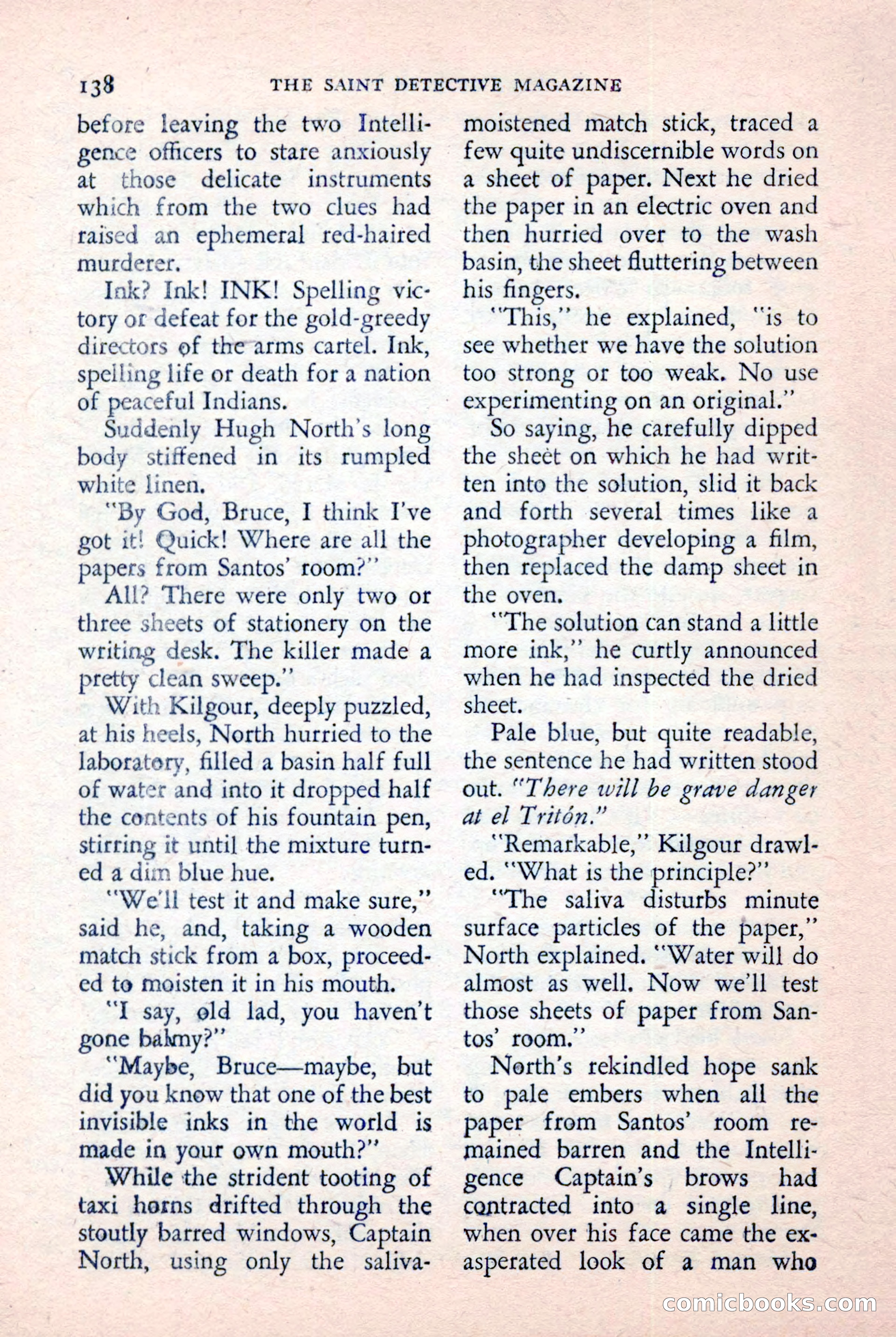 The Saint Detective Magazine, January 1957 — page 140 of 148