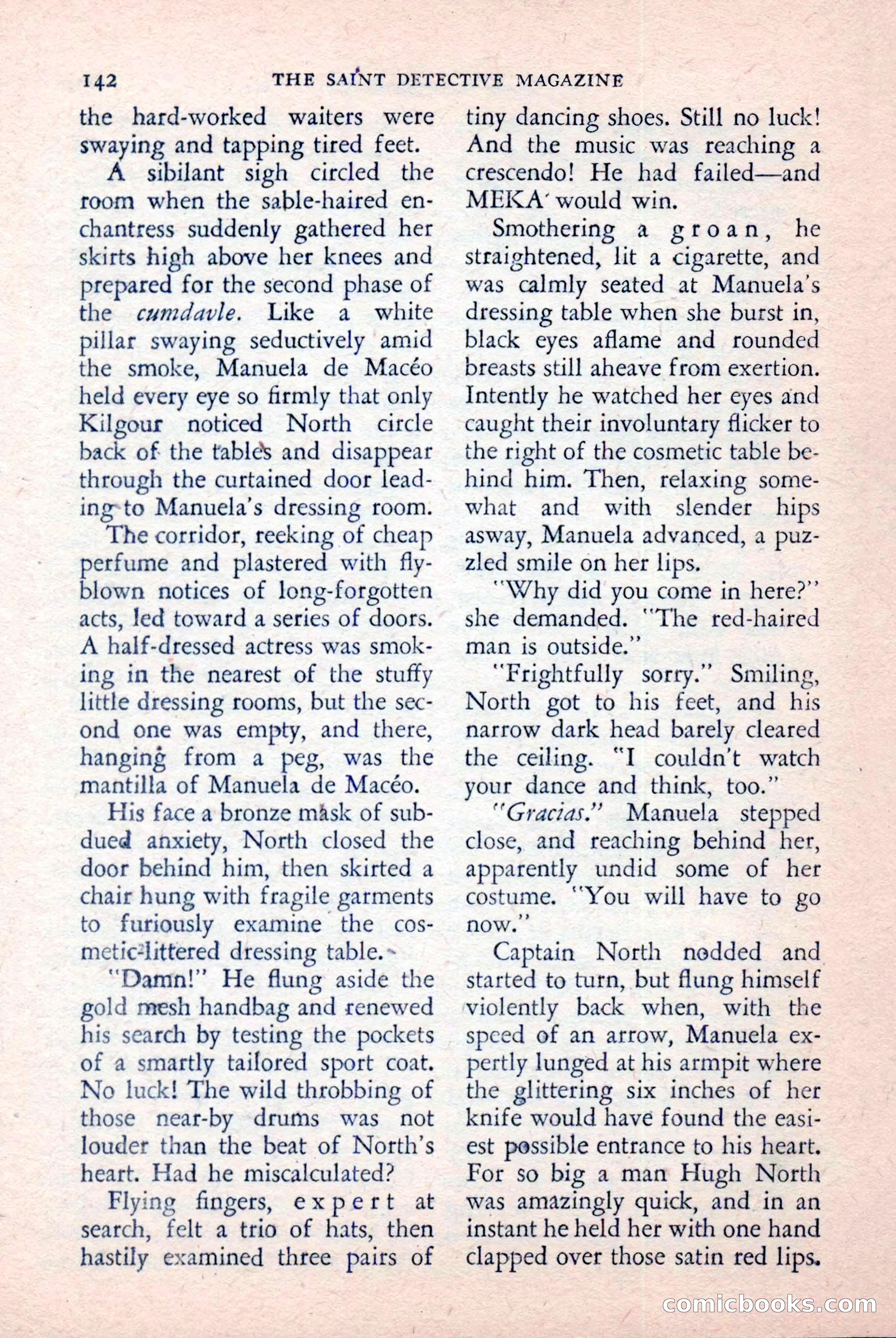 The Saint Detective Magazine, January 1957 — page 144 of 148