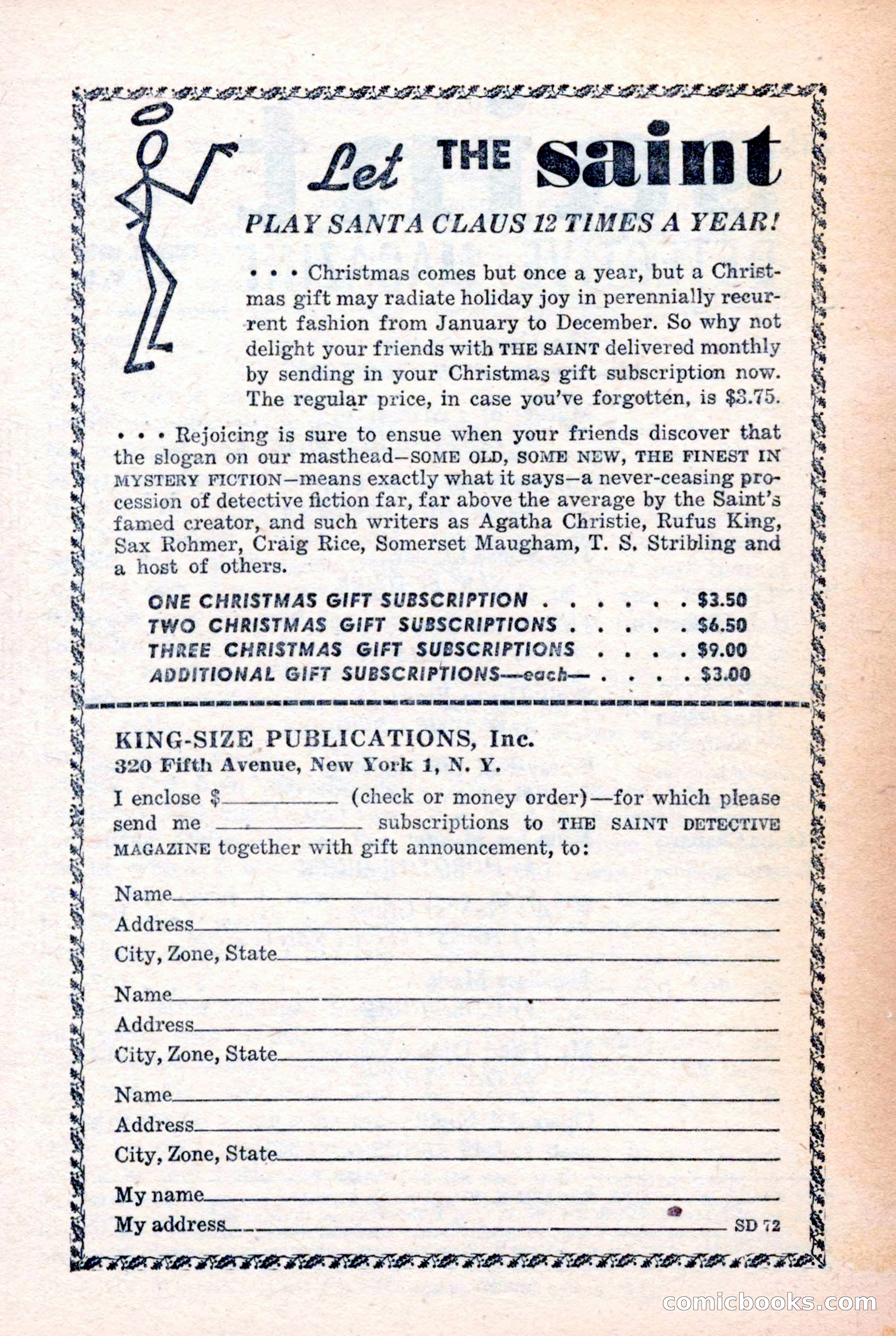 The Saint Detective Magazine, February 1957 — page 3 of 148