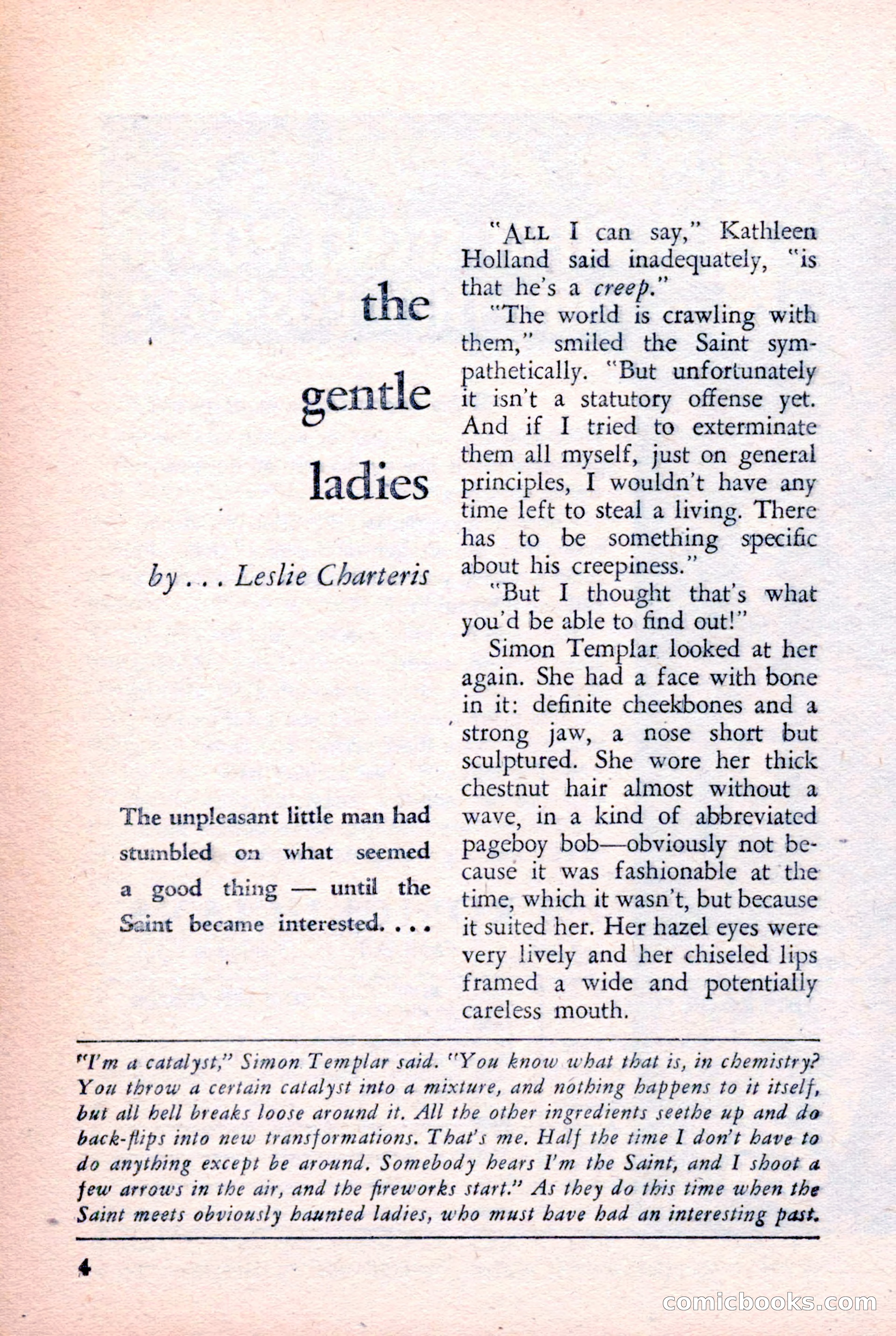 The Saint Detective Magazine, February 1957 — page 6 of 148