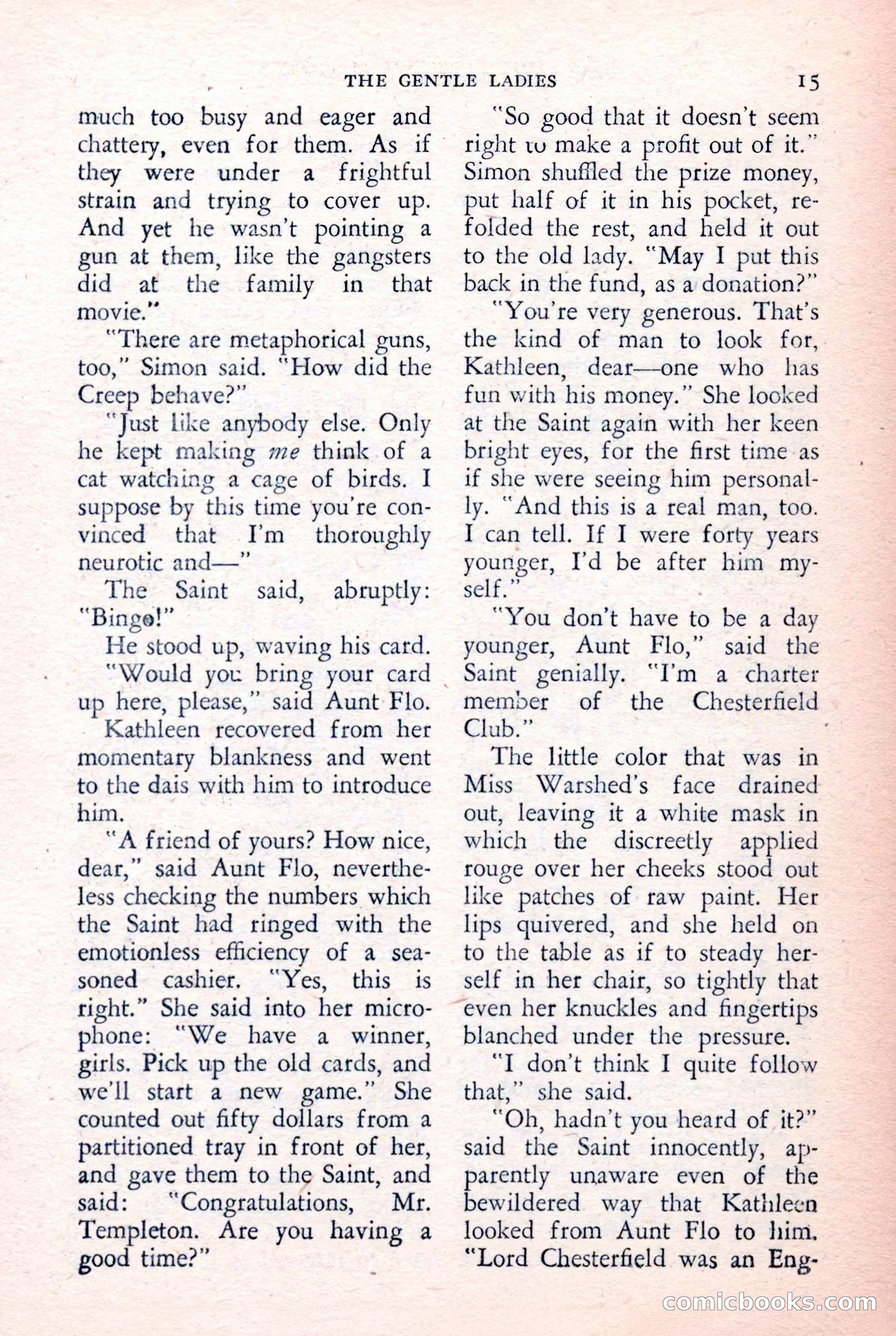 The Saint Detective Magazine, February 1957 — page 17 of 148