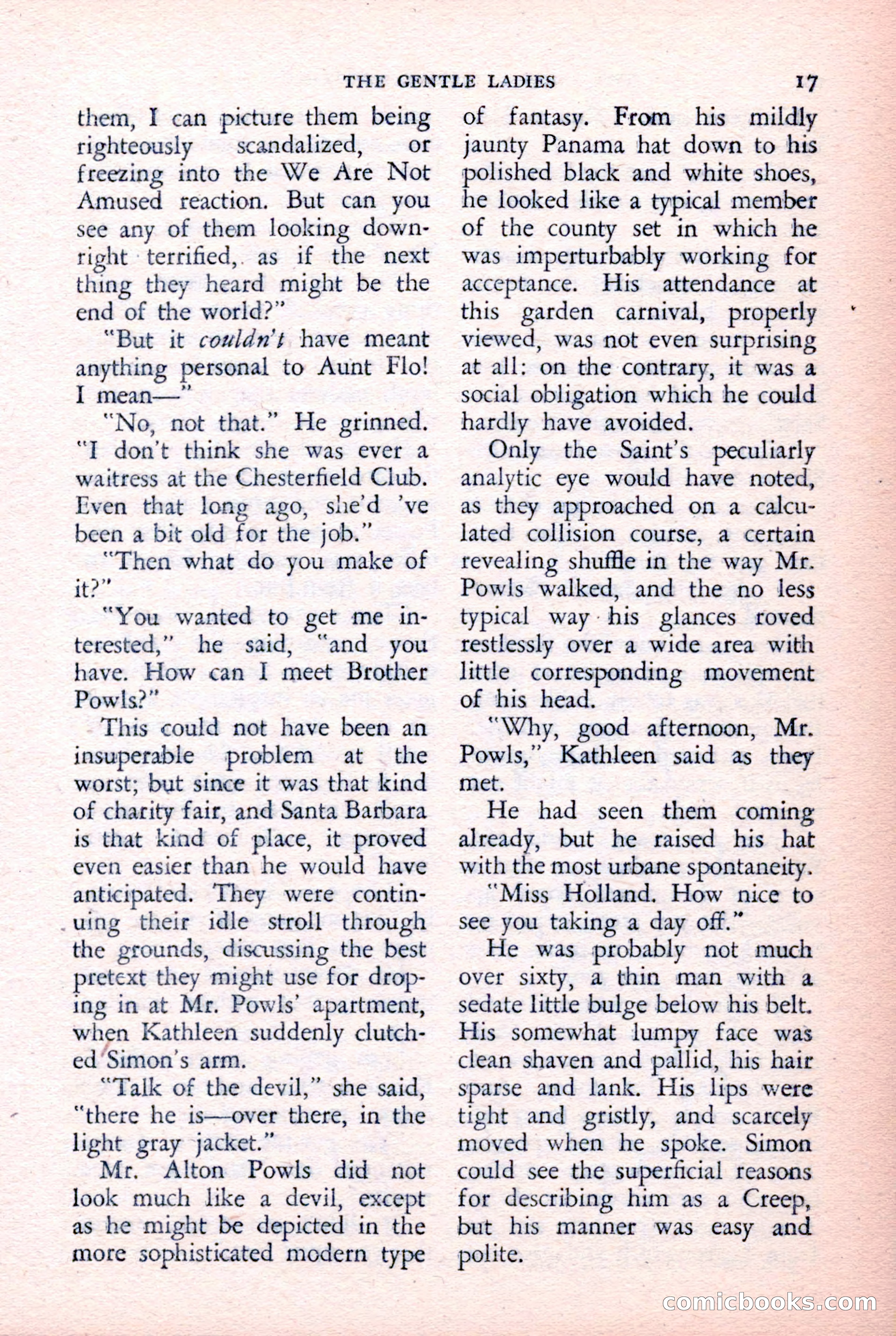 The Saint Detective Magazine, February 1957 — page 19 of 148