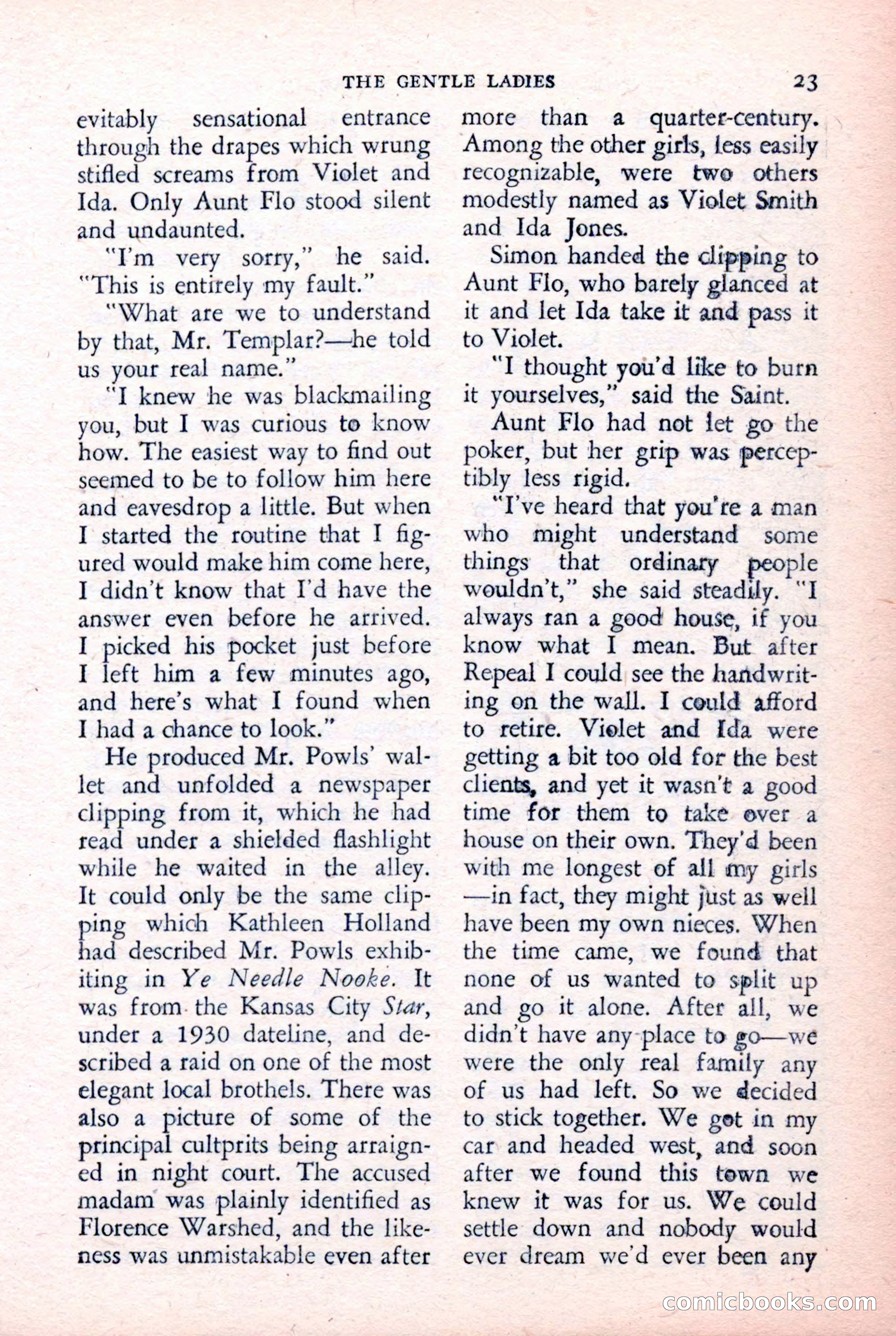 The Saint Detective Magazine, February 1957 — page 25 of 148