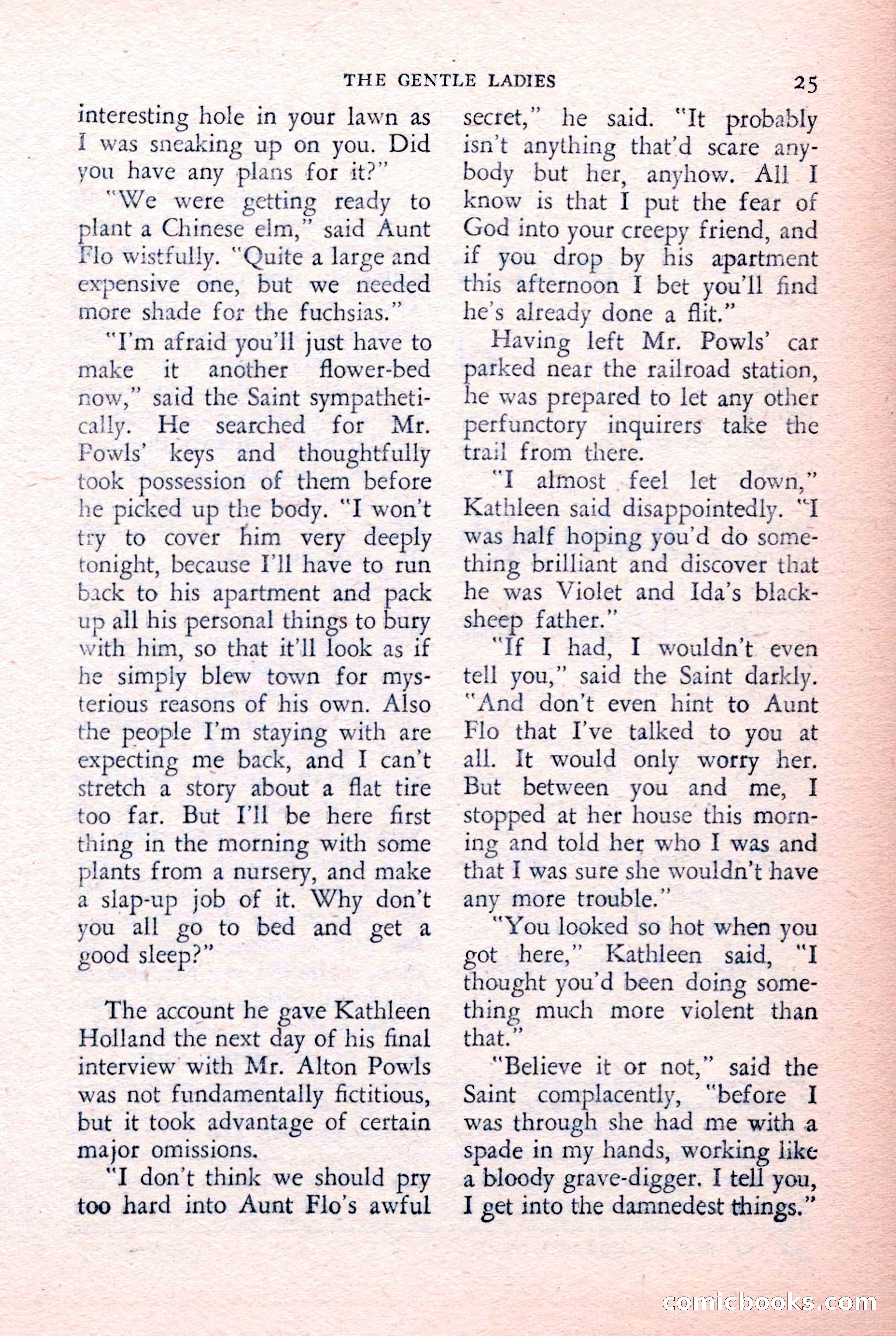 The Saint Detective Magazine, February 1957 — page 27 of 148