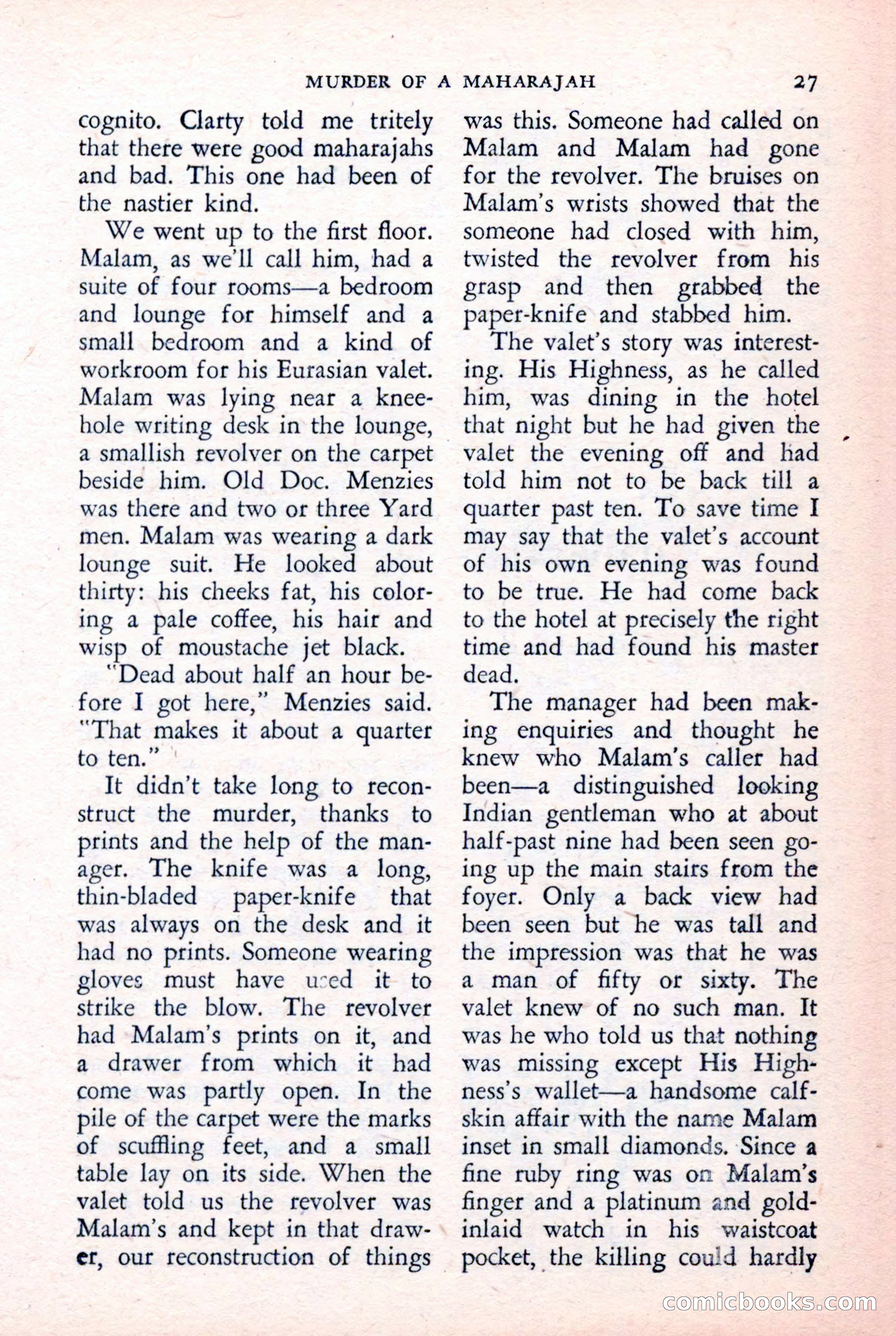 The Saint Detective Magazine, February 1957 — page 29 of 148
