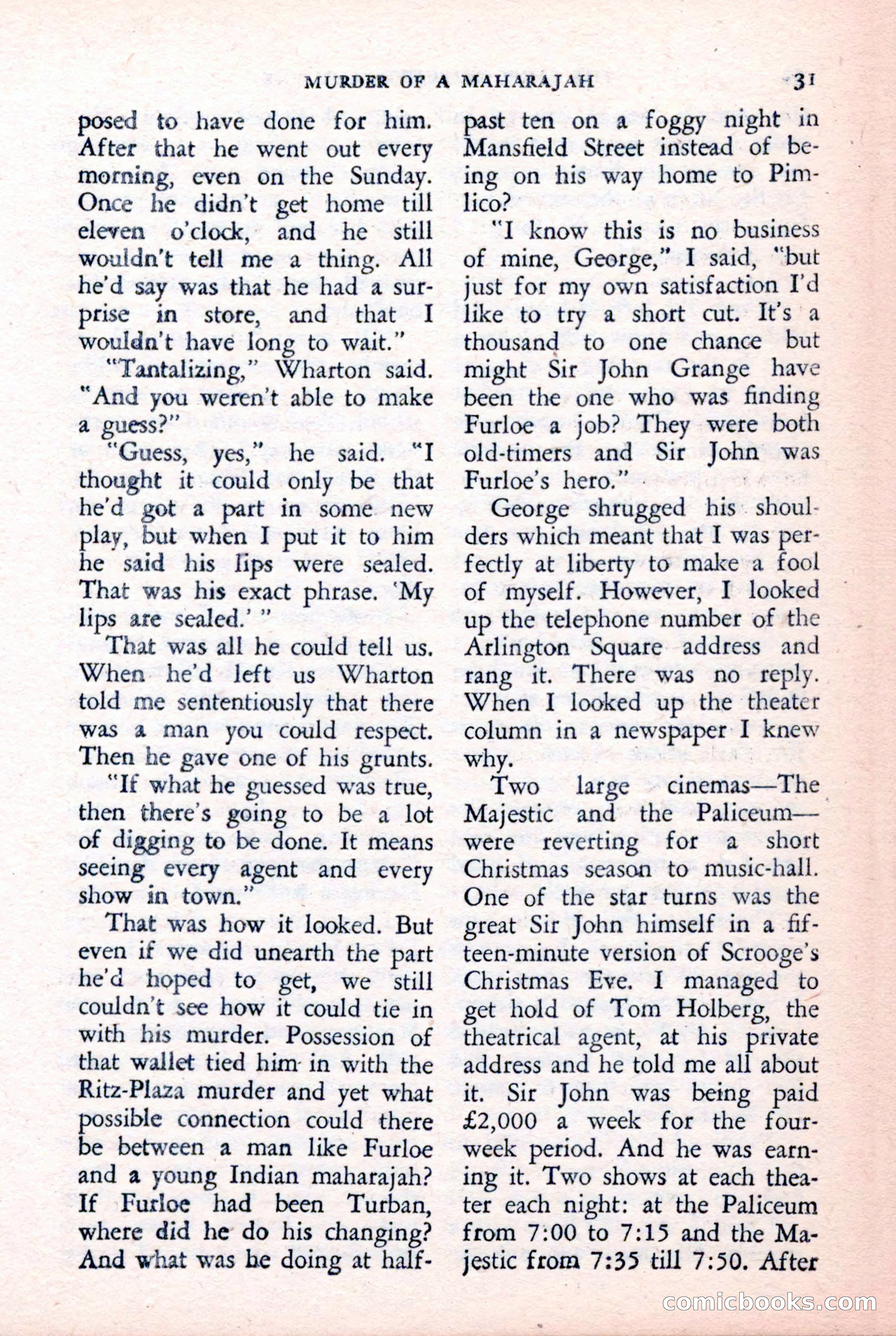 The Saint Detective Magazine, February 1957 — page 33 of 148