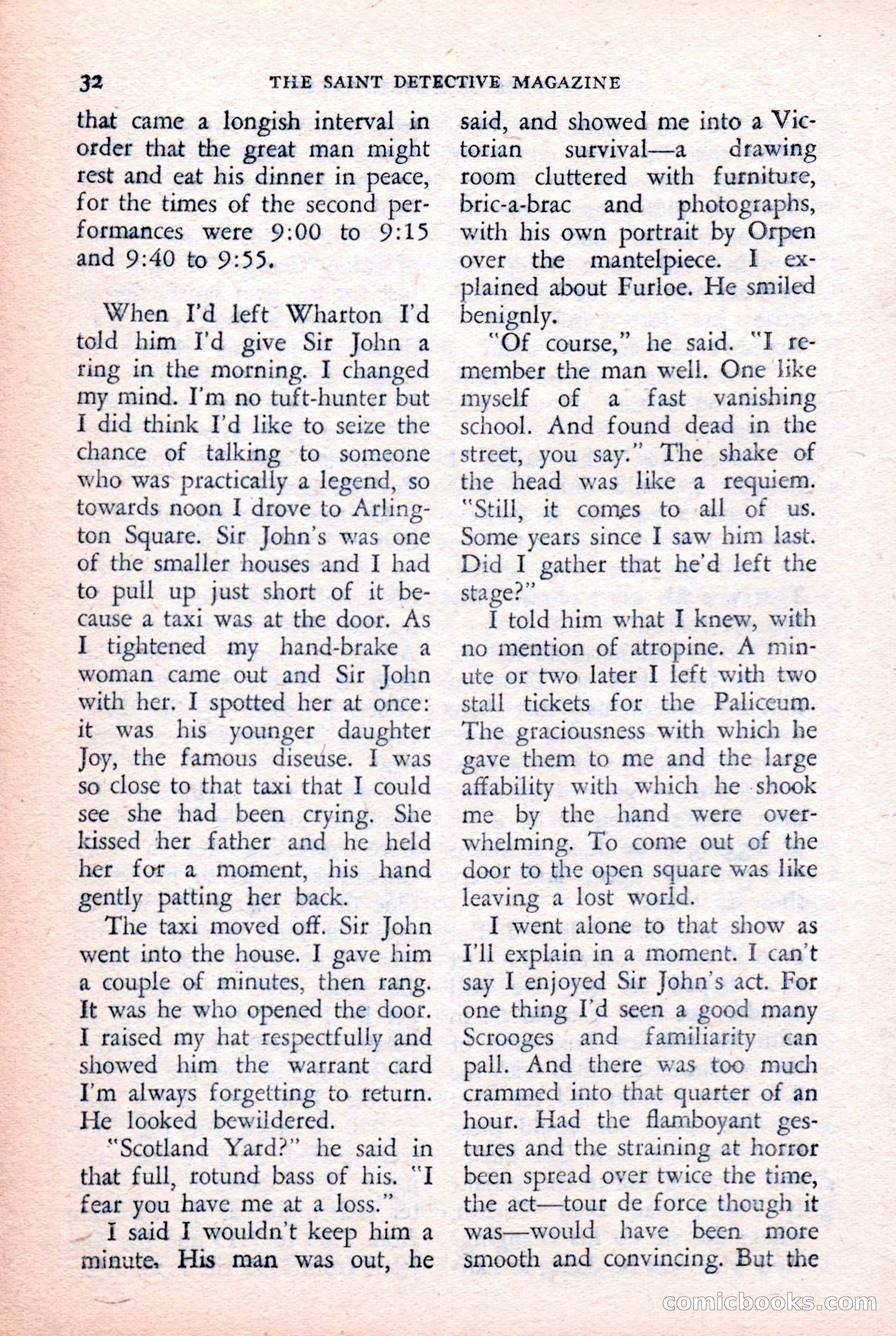 The Saint Detective Magazine, February 1957 — page 34 of 148