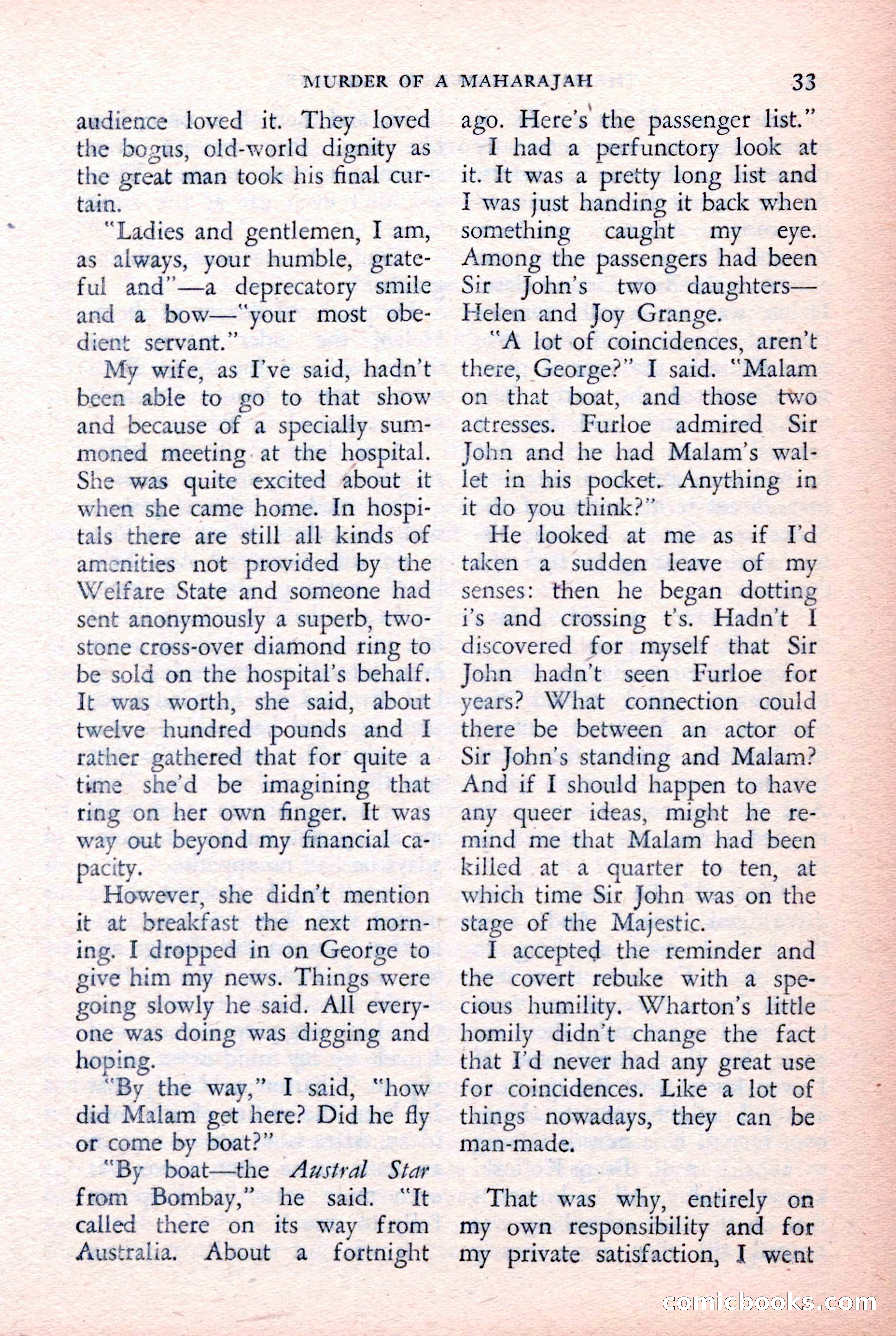The Saint Detective Magazine, February 1957 — page 35 of 148
