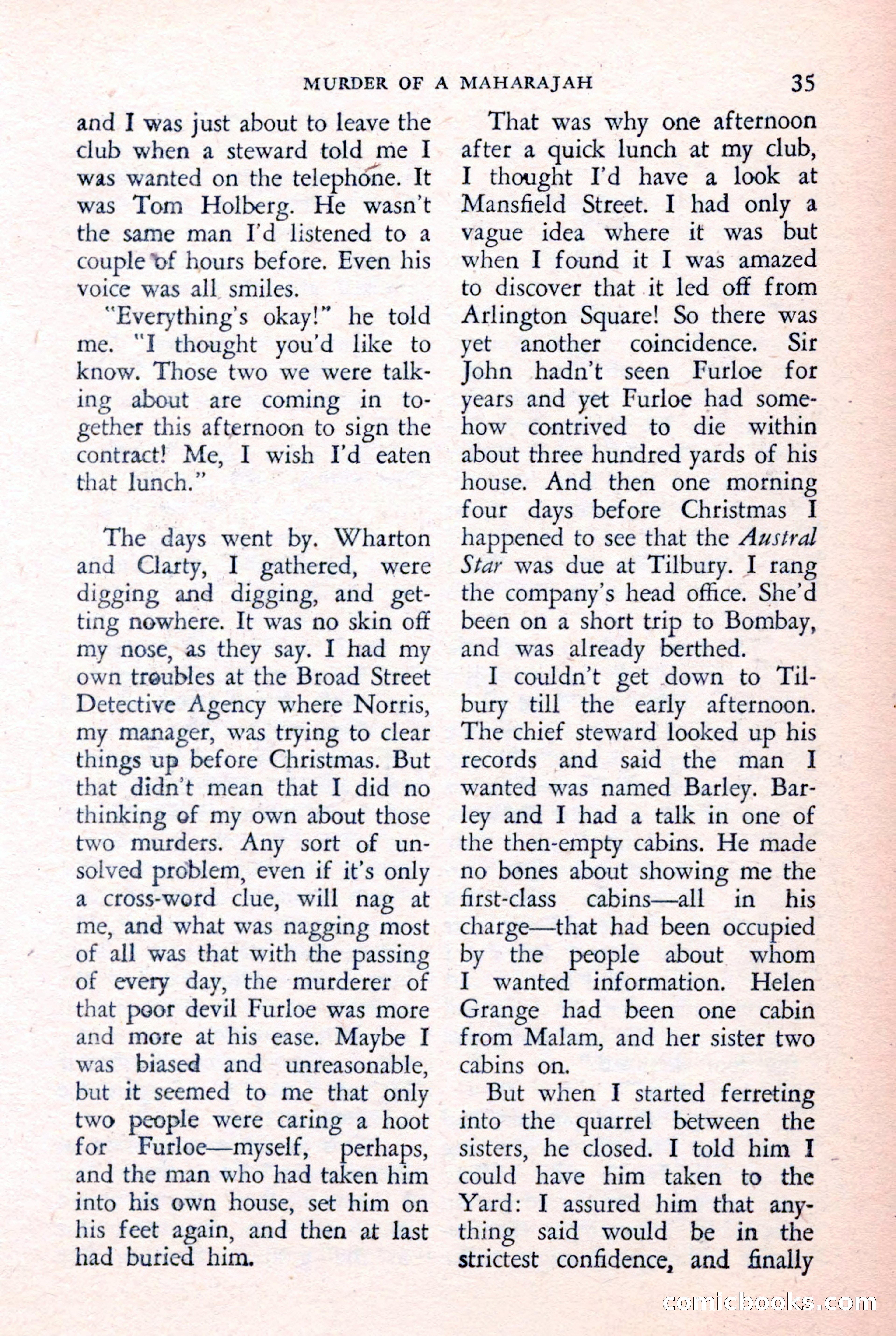The Saint Detective Magazine, February 1957 — page 37 of 148