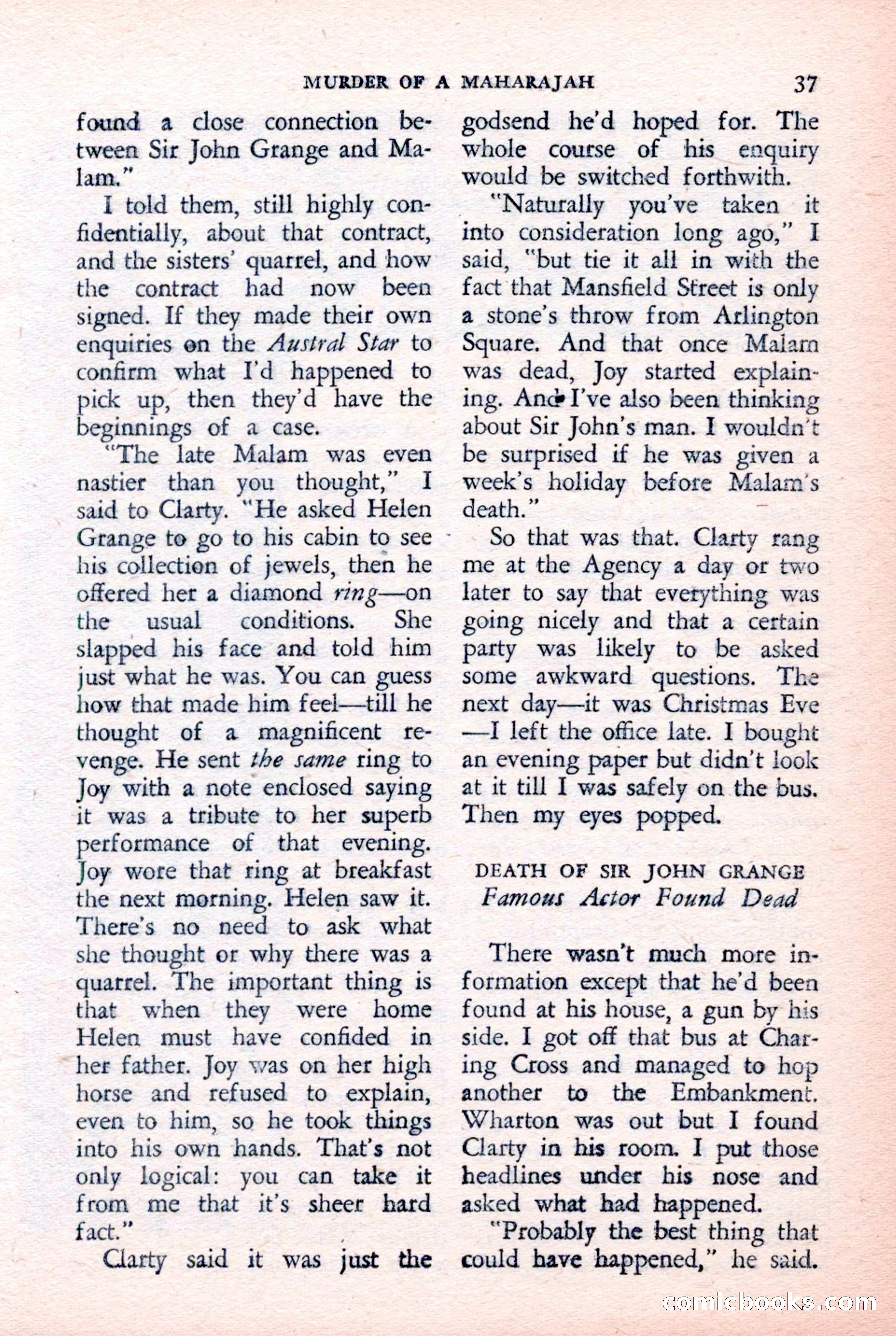 The Saint Detective Magazine, February 1957 — page 39 of 148