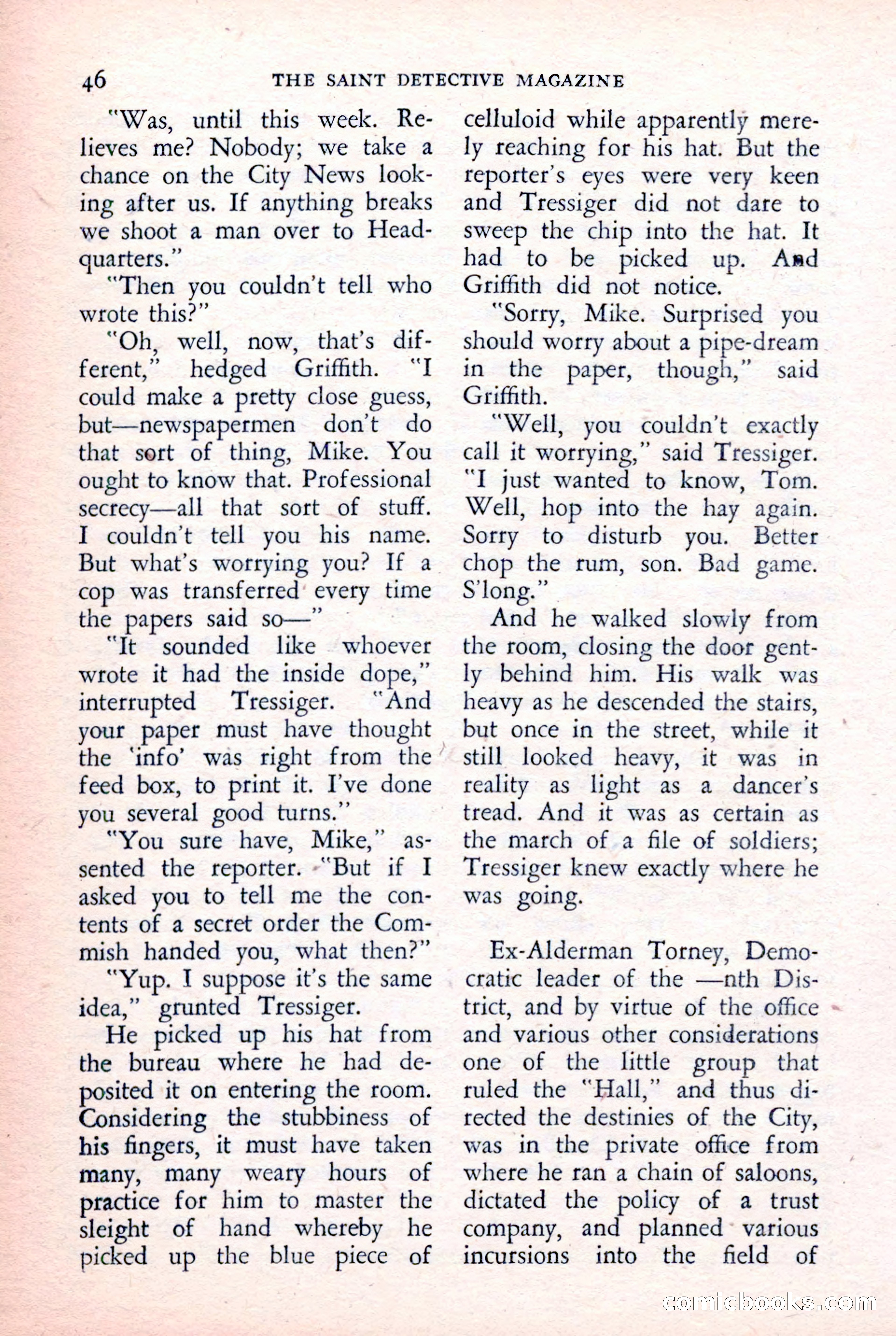 The Saint Detective Magazine, February 1957 — page 48 of 148