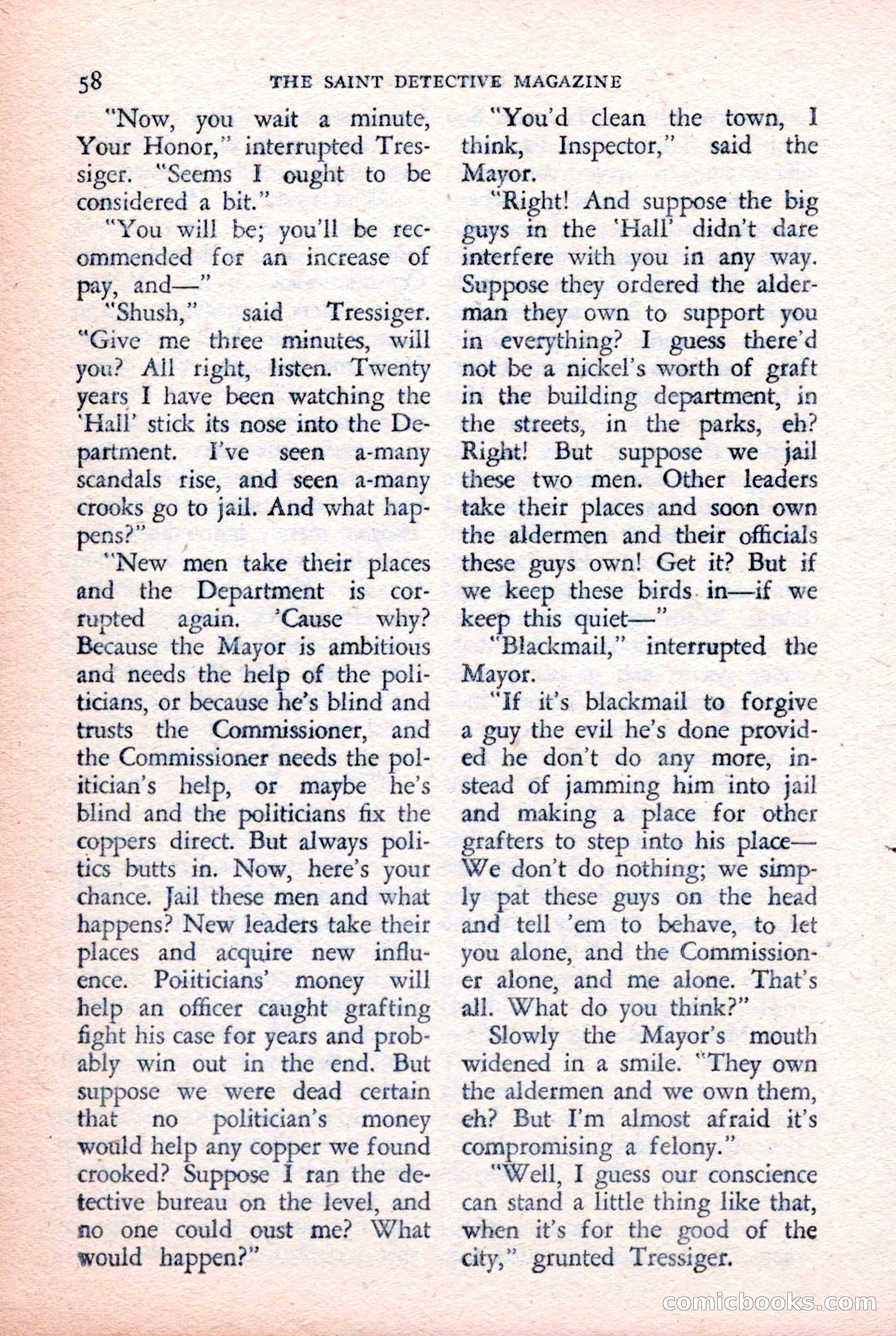The Saint Detective Magazine, February 1957 — page 60 of 148