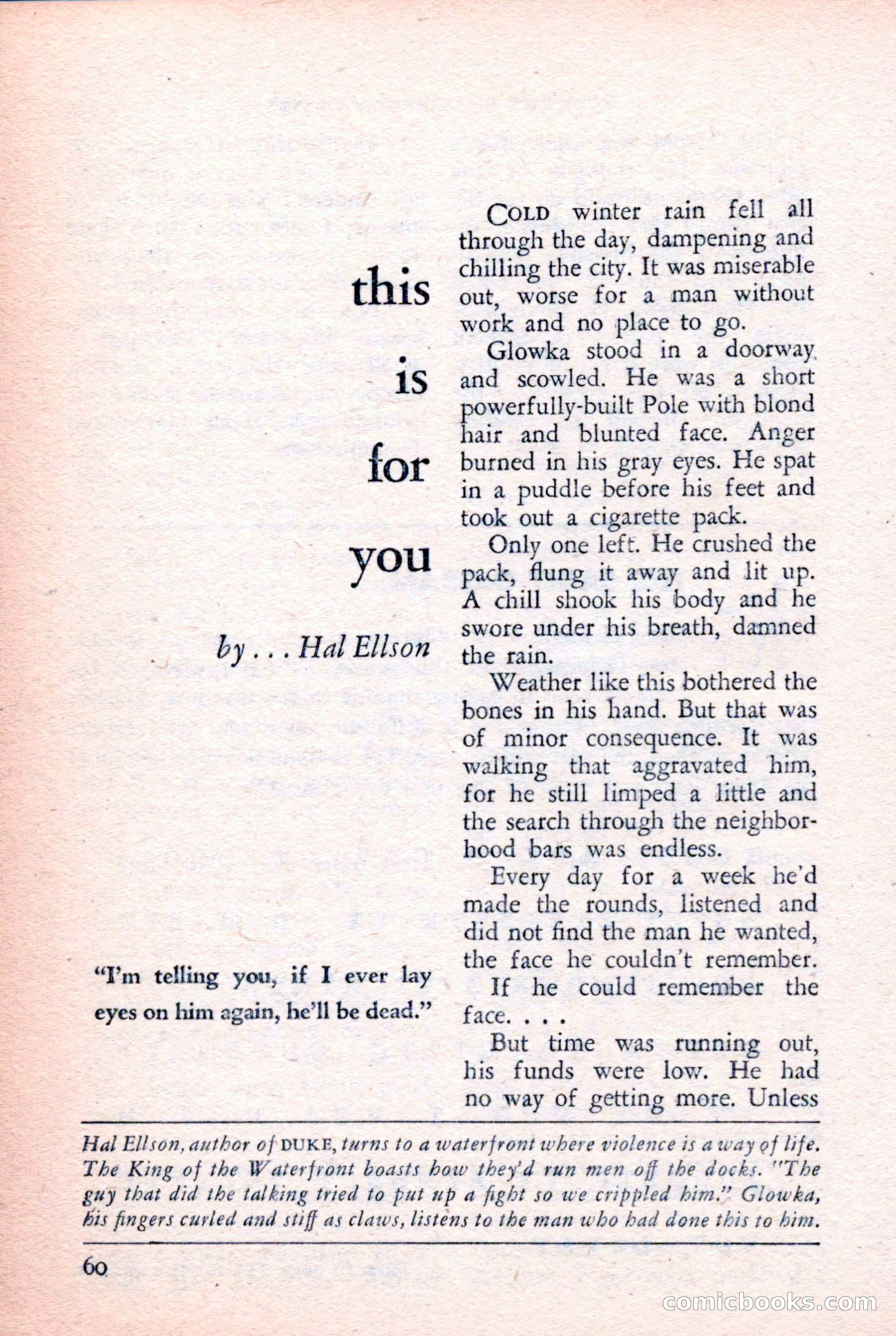 The Saint Detective Magazine, February 1957 — page 62 of 148