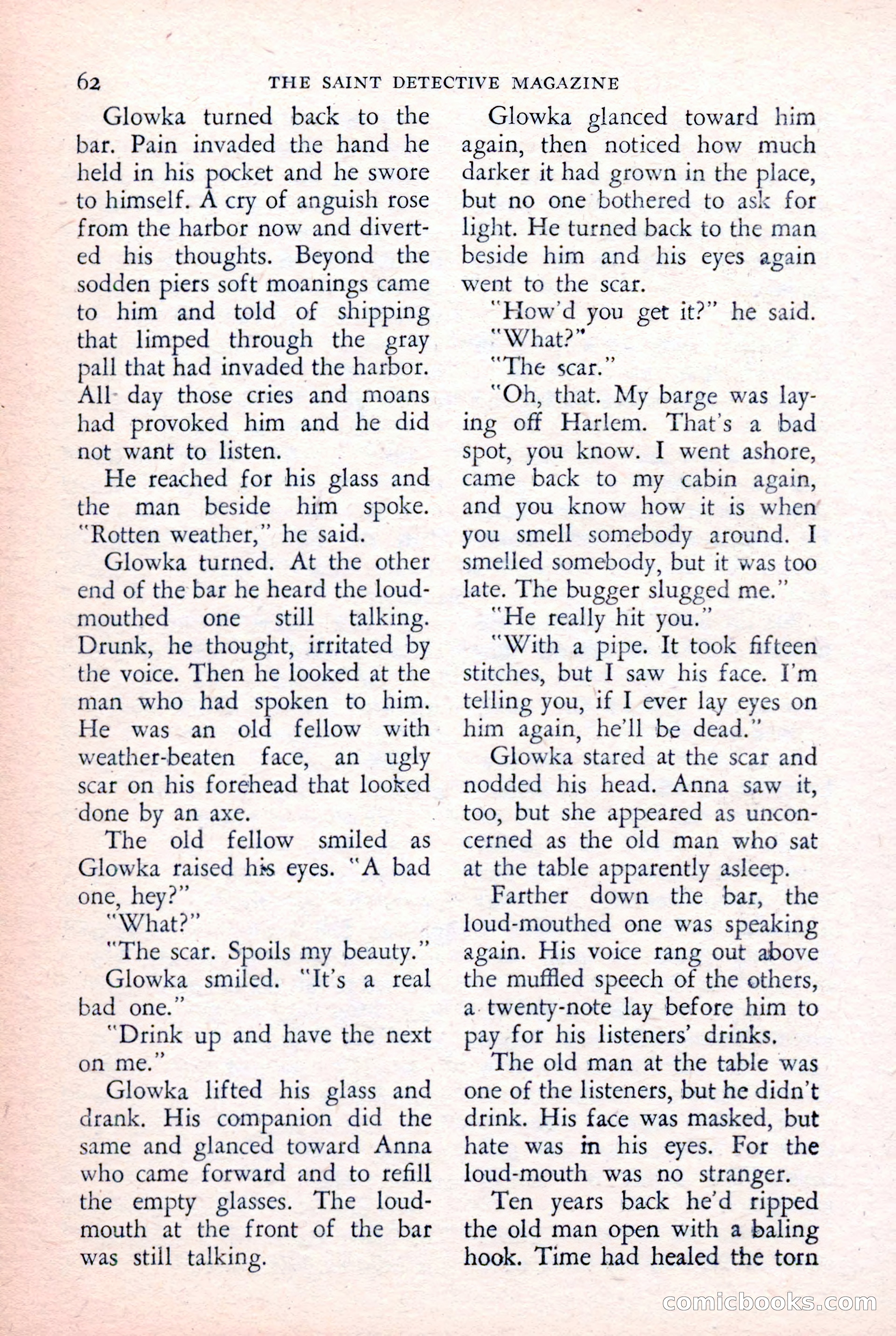 The Saint Detective Magazine, February 1957 — page 64 of 148