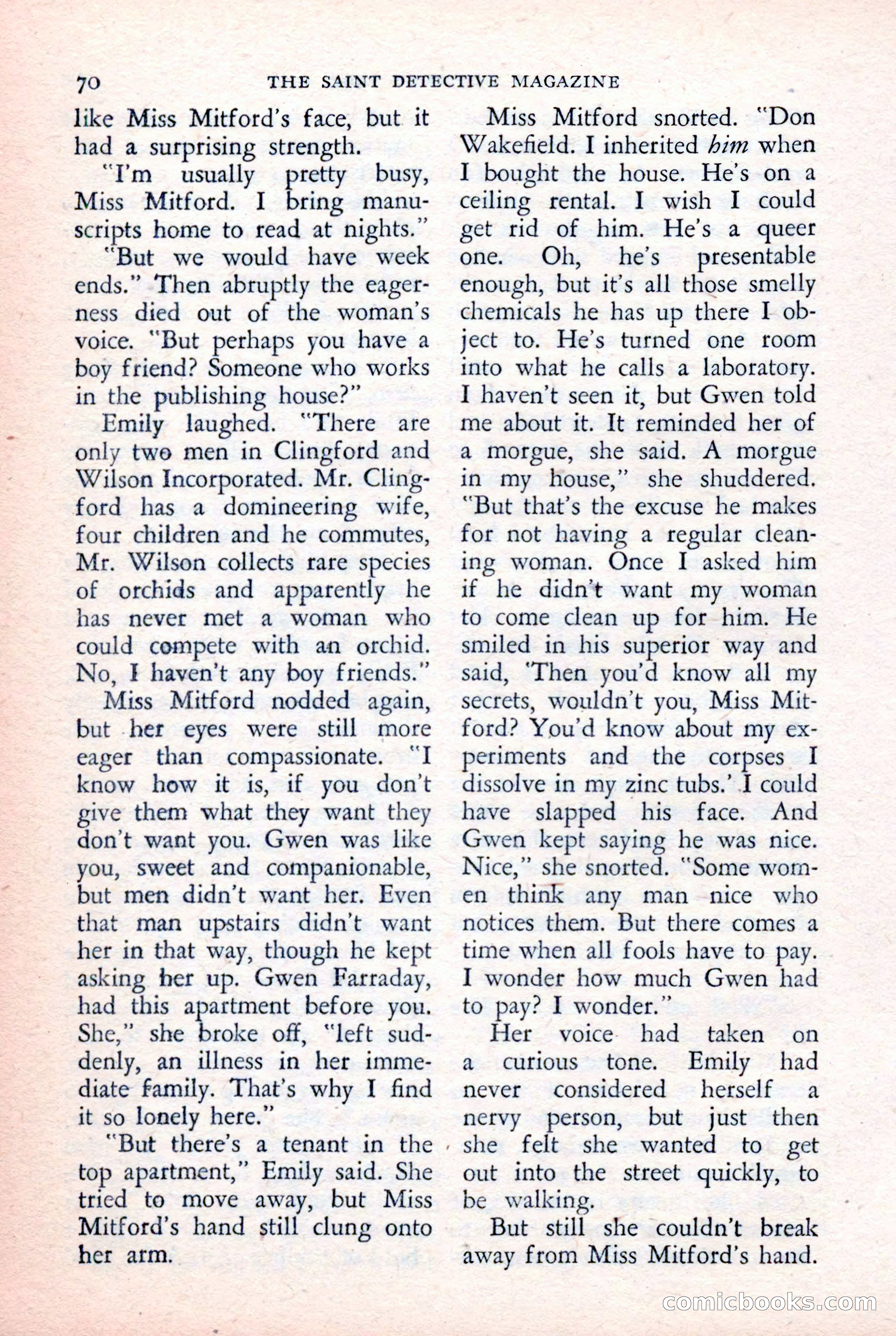 The Saint Detective Magazine, February 1957 — page 72 of 148