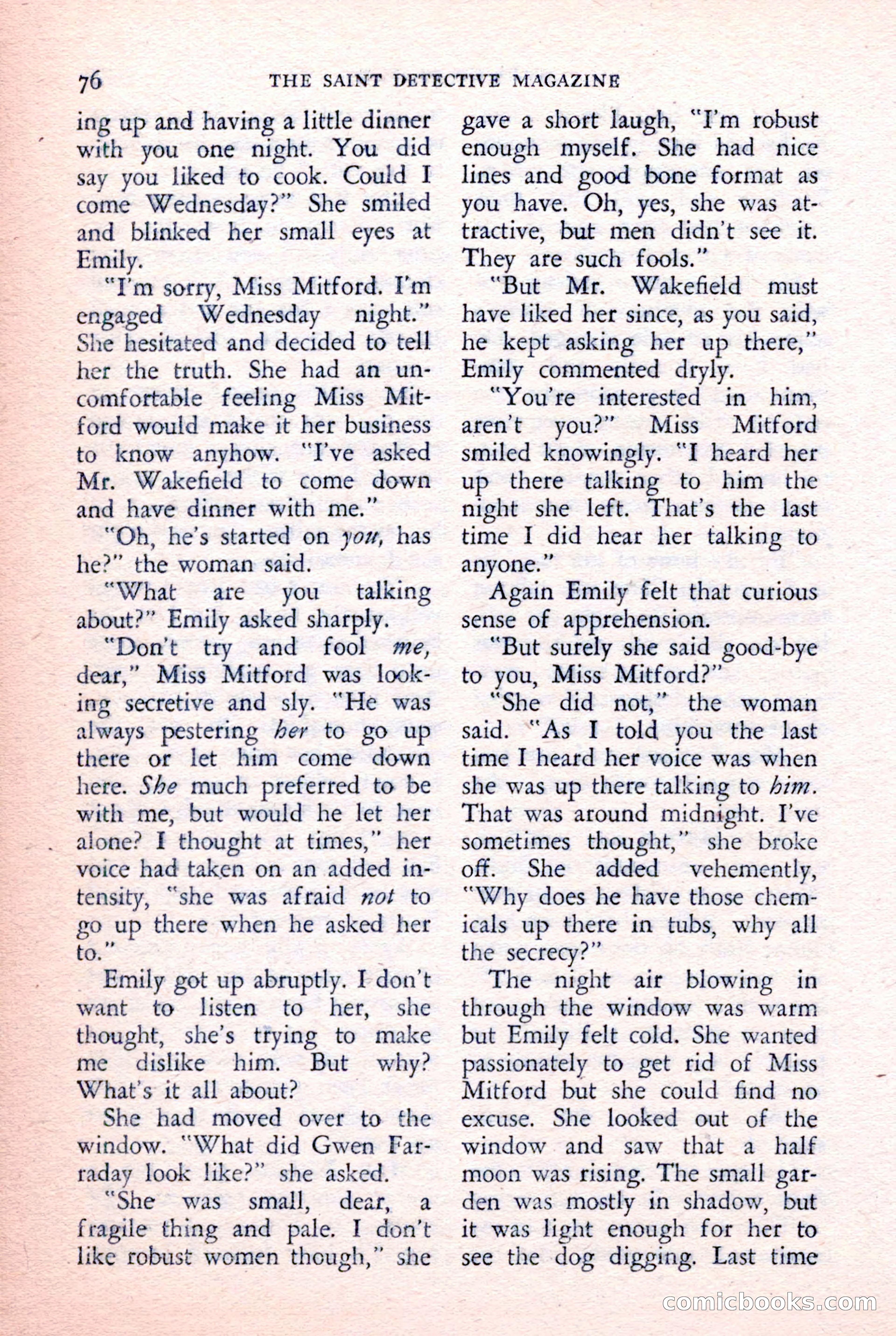 The Saint Detective Magazine, February 1957 — page 78 of 148