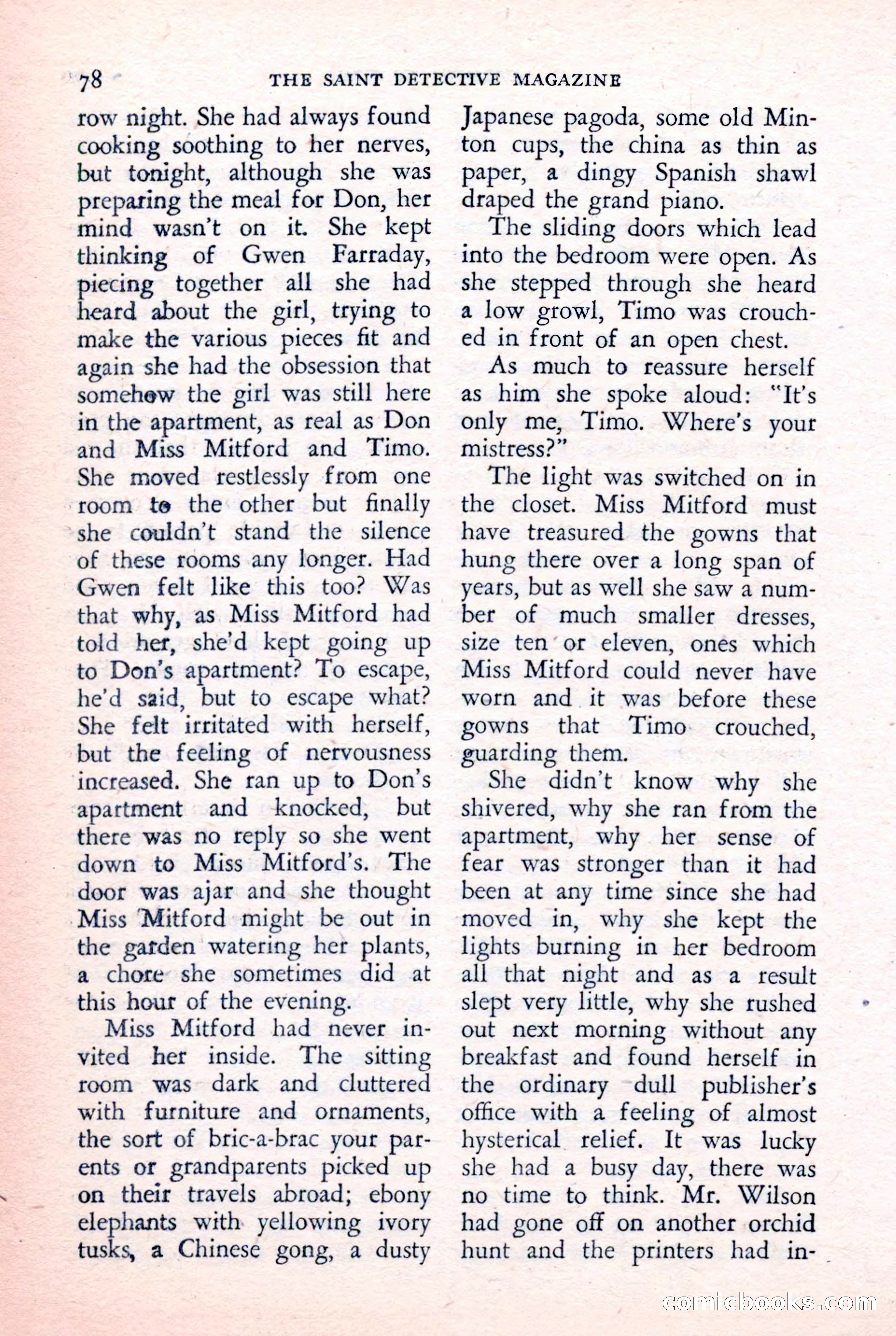 The Saint Detective Magazine, February 1957 — page 80 of 148
