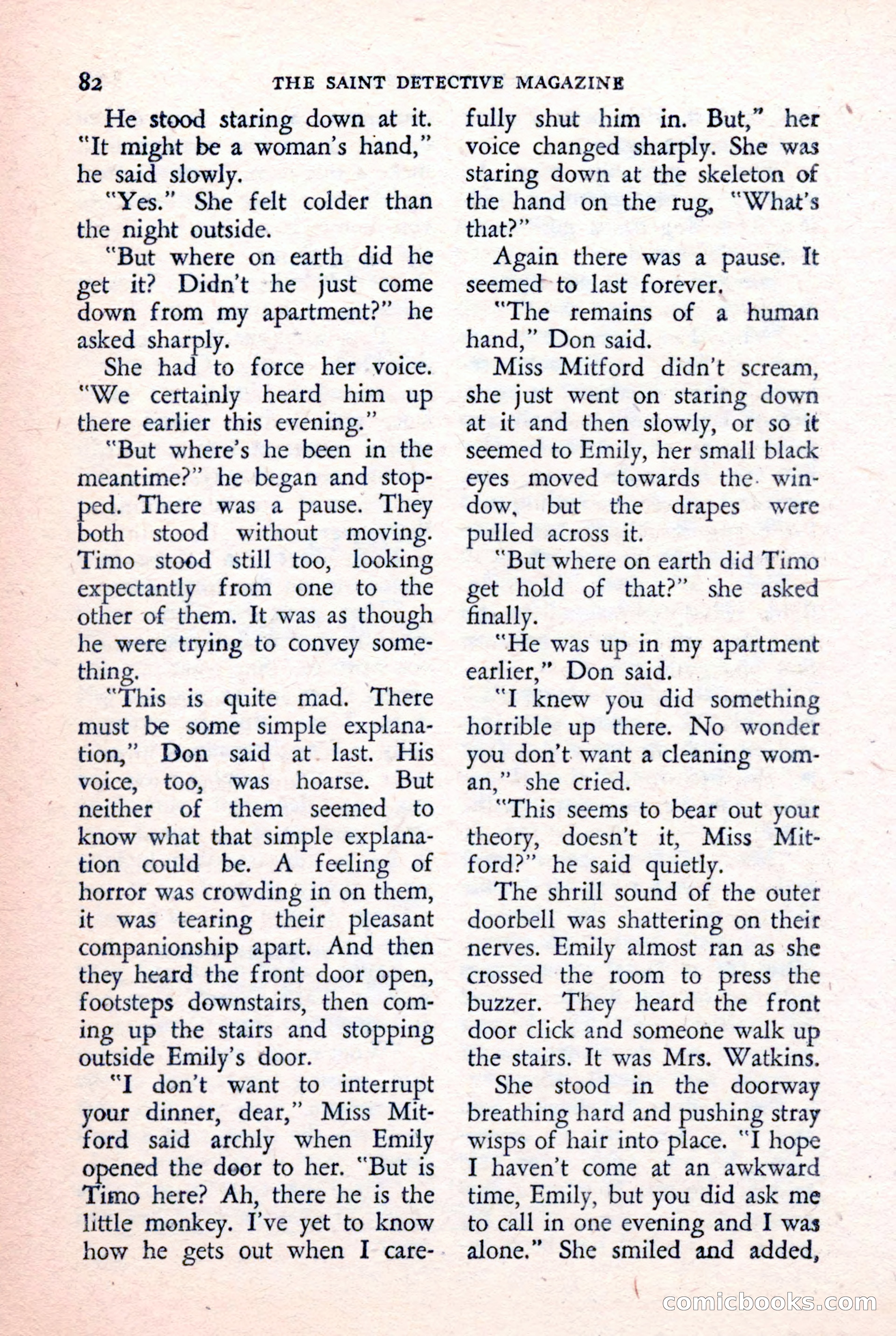 The Saint Detective Magazine, February 1957 — page 84 of 148