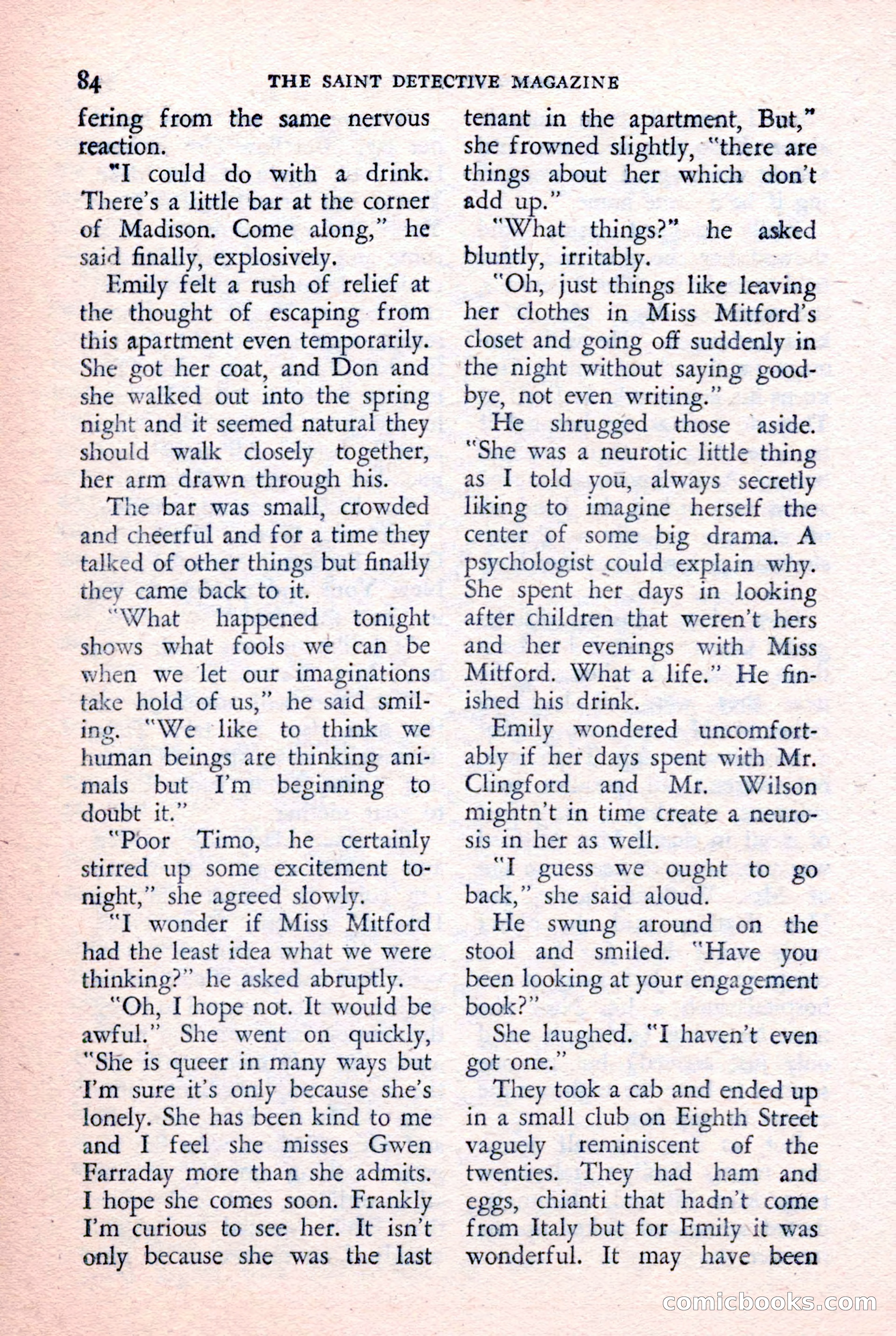 The Saint Detective Magazine, February 1957 — page 86 of 148