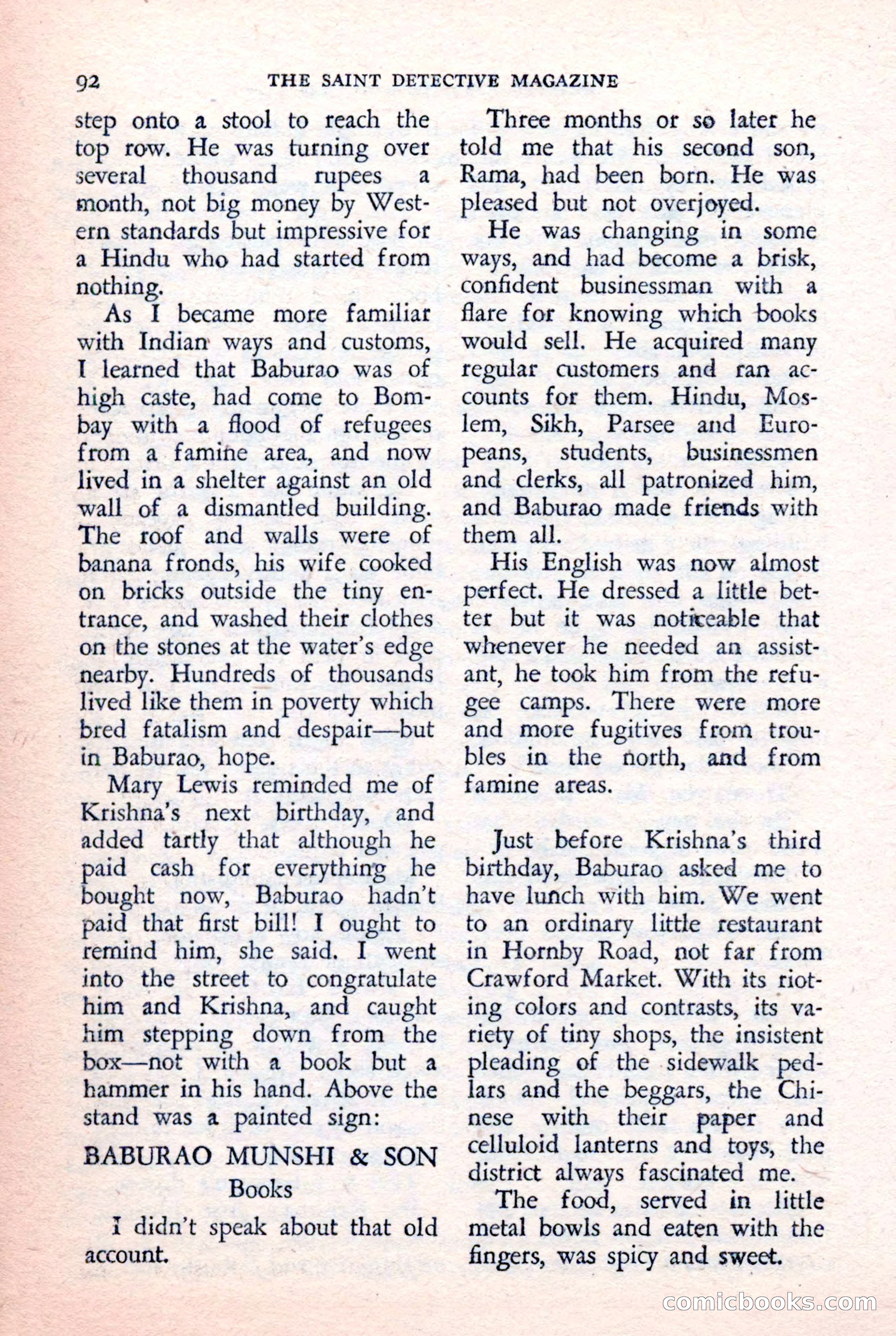The Saint Detective Magazine, February 1957 — page 94 of 148