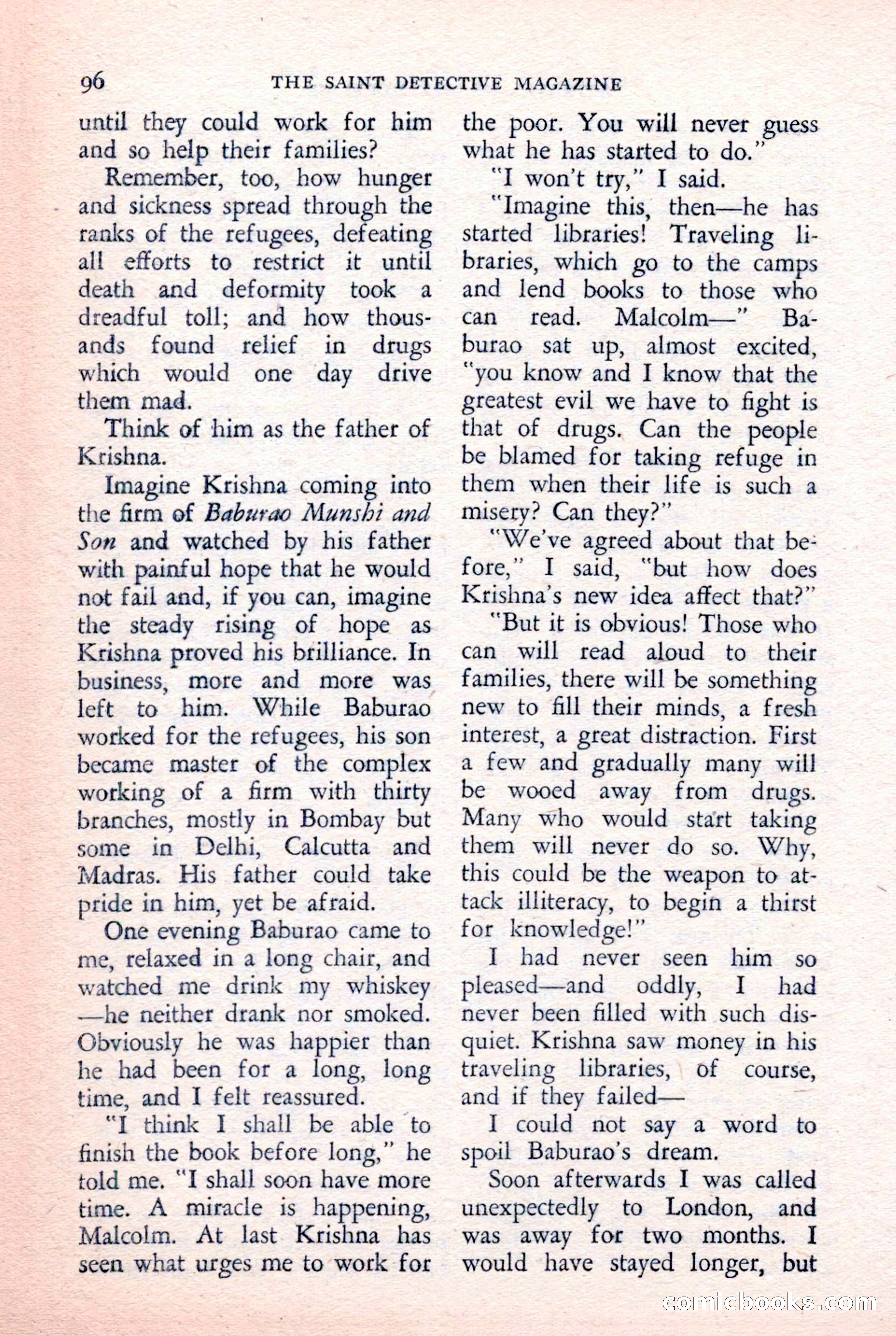 The Saint Detective Magazine, February 1957 — page 98 of 148