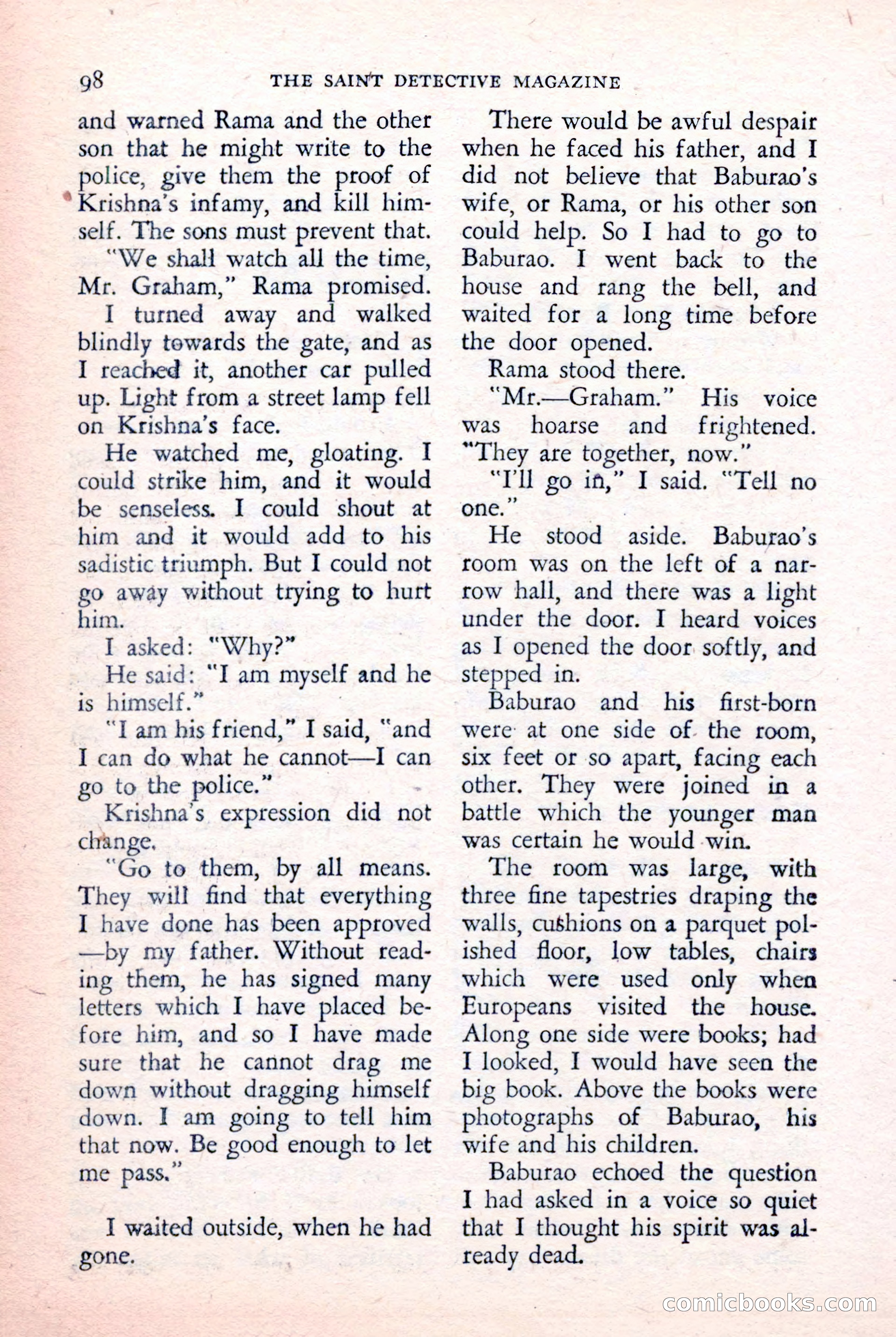 The Saint Detective Magazine, February 1957 — page 100 of 148