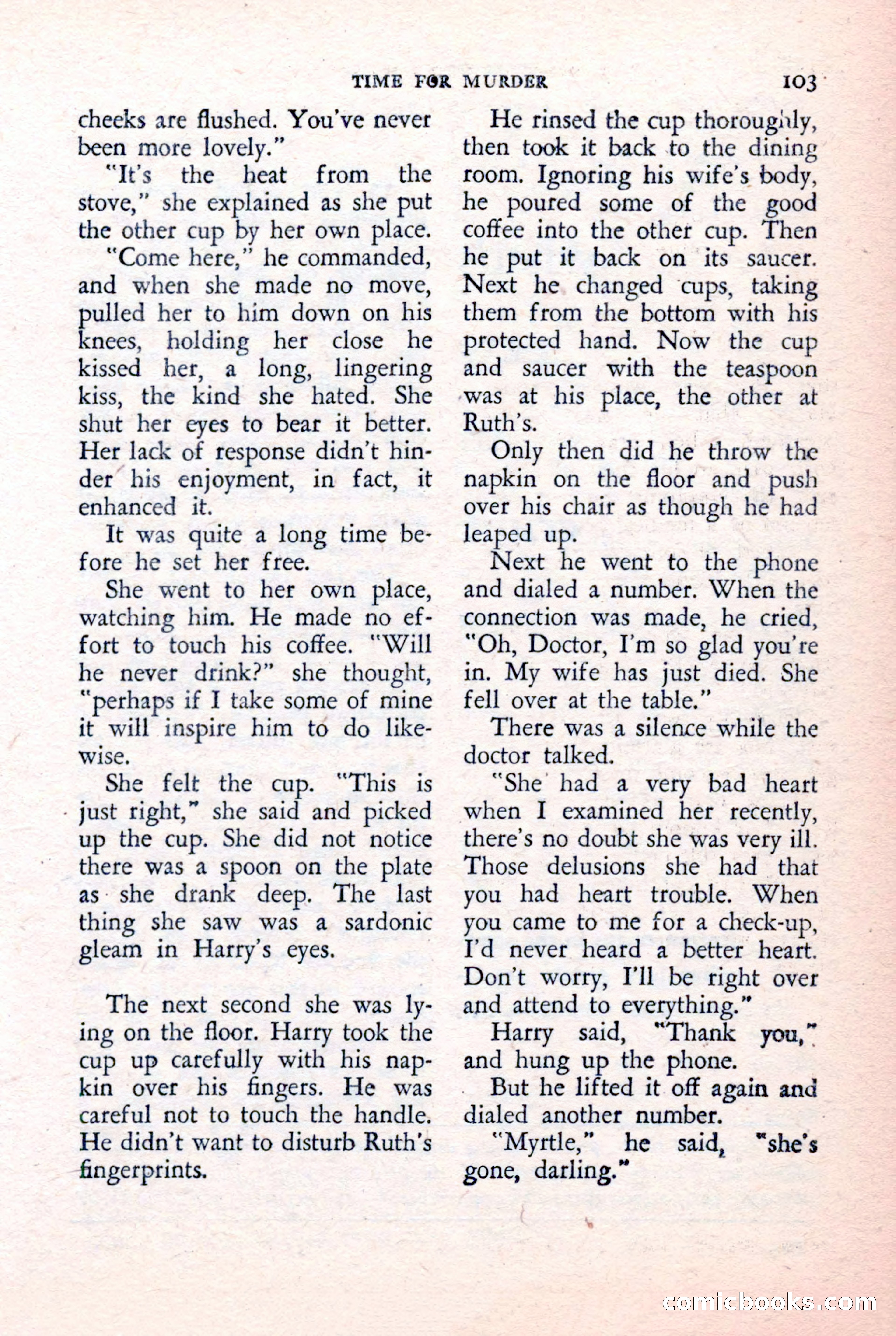 The Saint Detective Magazine, February 1957 — page 105 of 148