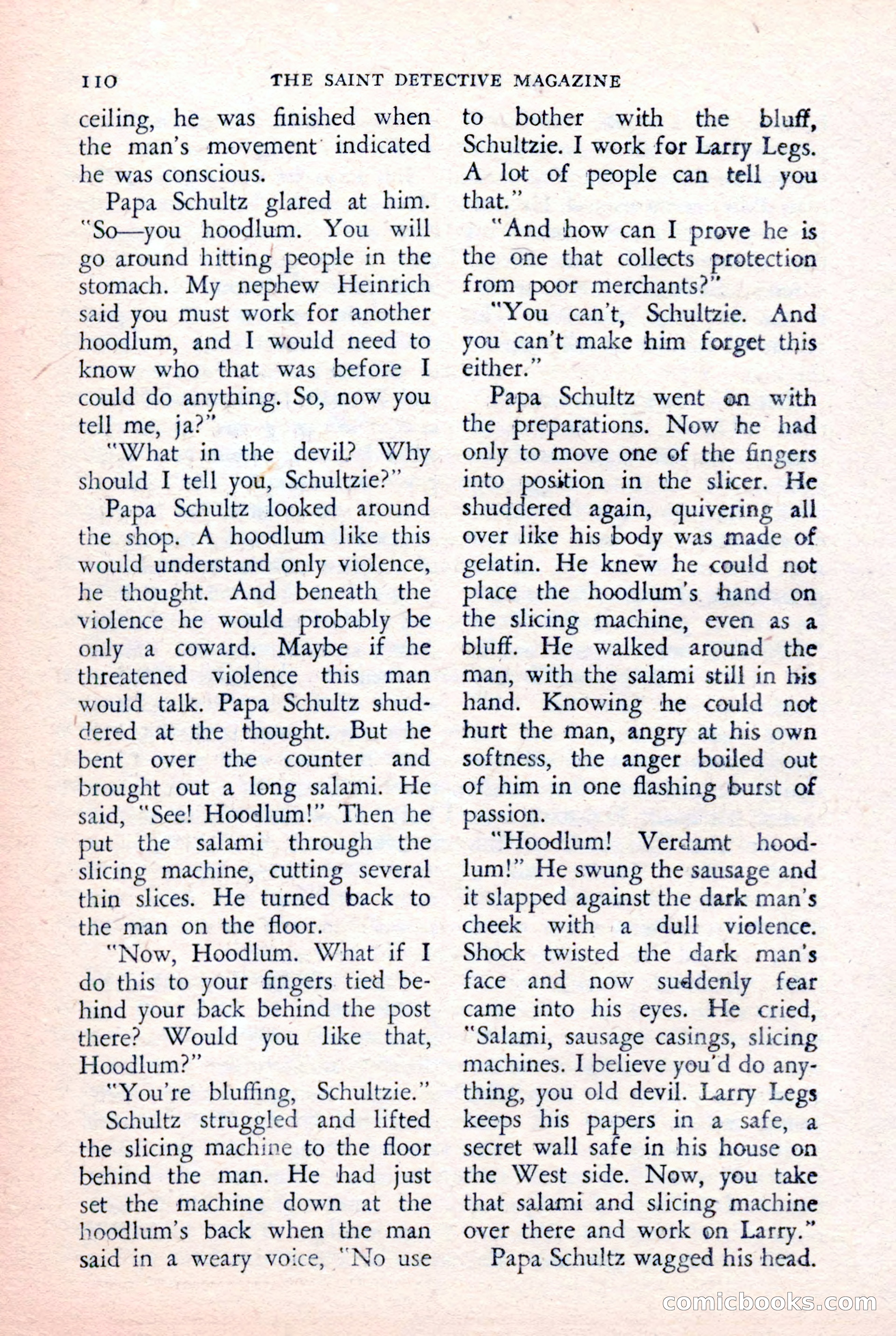 The Saint Detective Magazine, February 1957 — page 112 of 148
