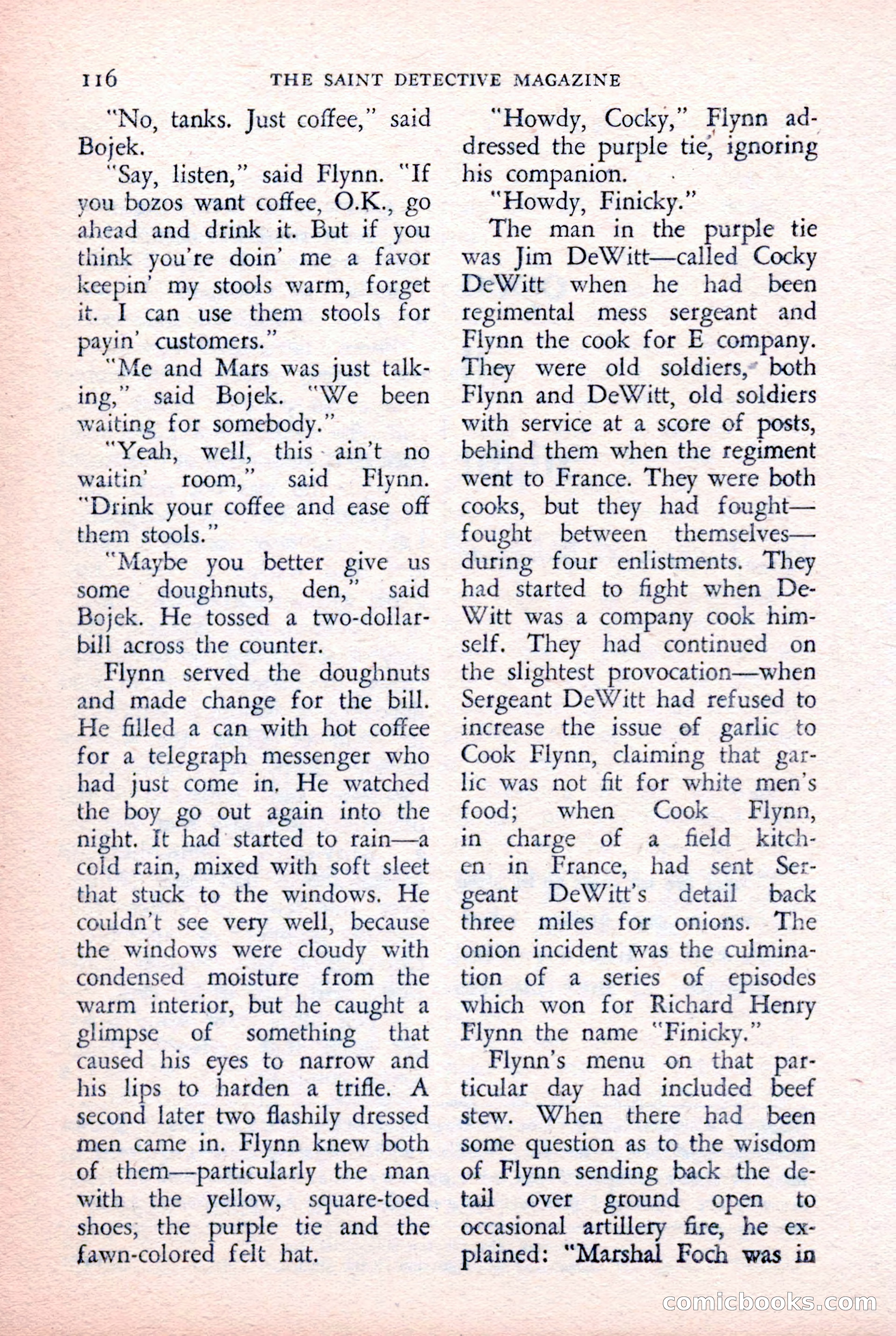 The Saint Detective Magazine, February 1957 — page 118 of 148