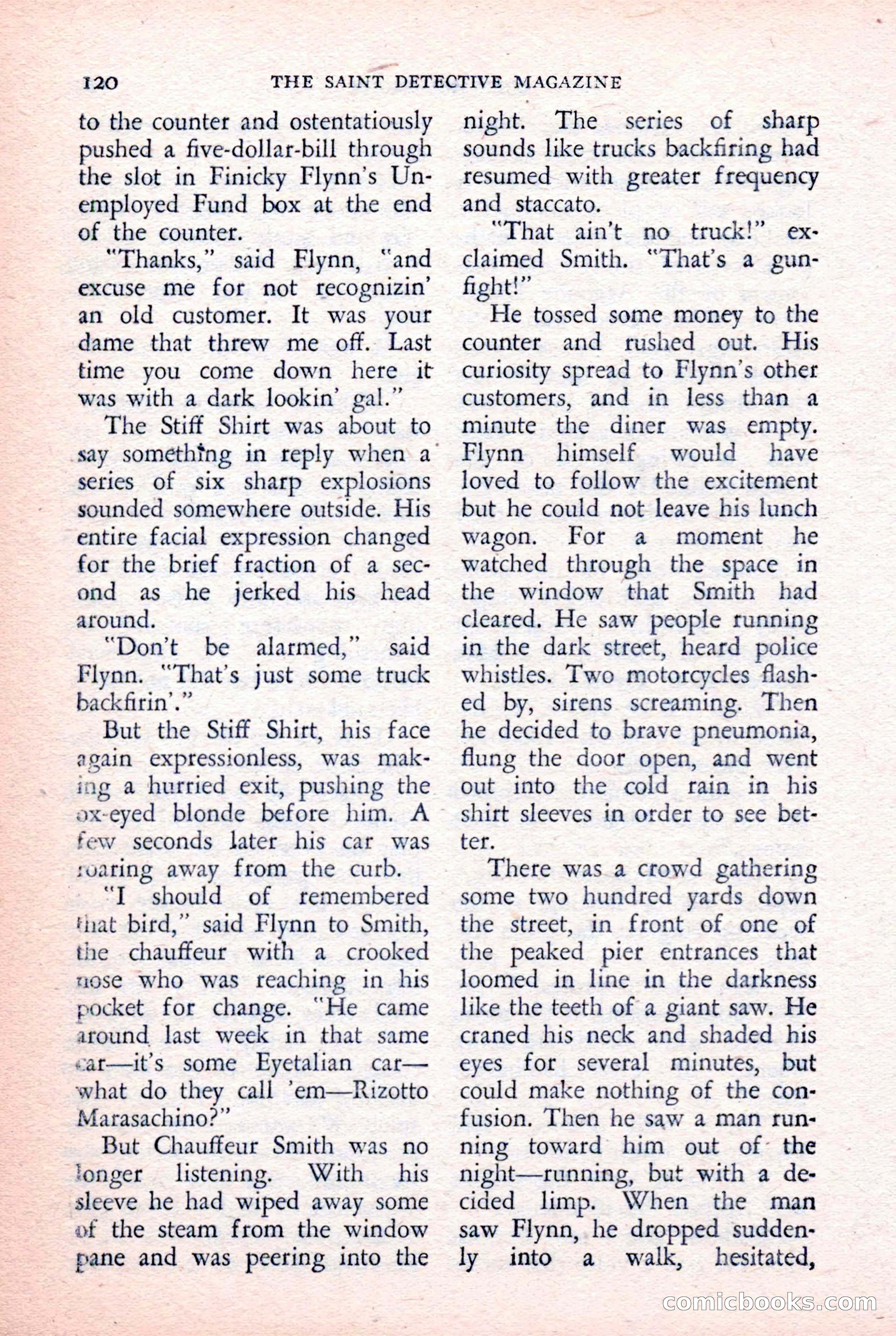 The Saint Detective Magazine, February 1957 — page 122 of 148