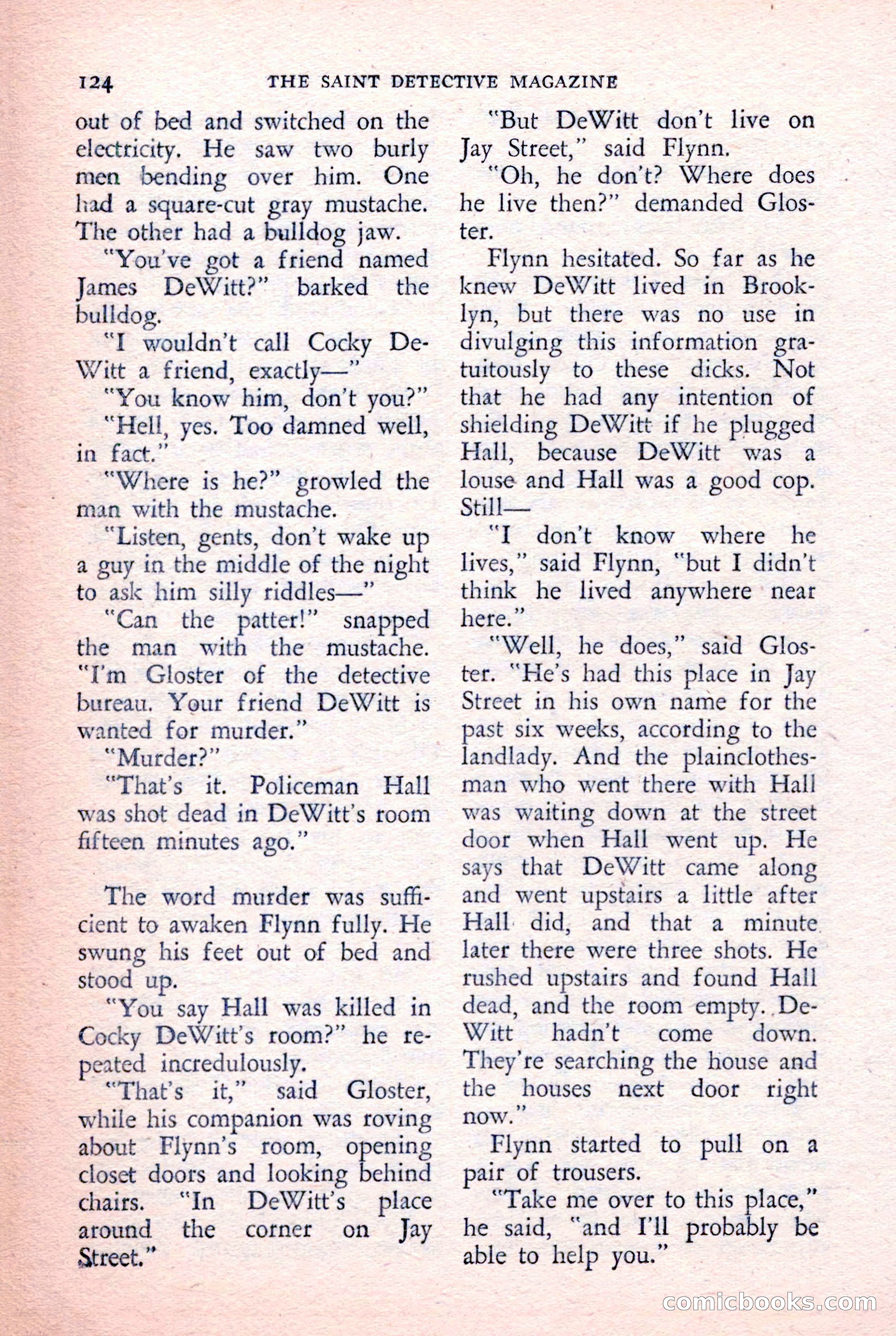 The Saint Detective Magazine, February 1957 — page 126 of 148