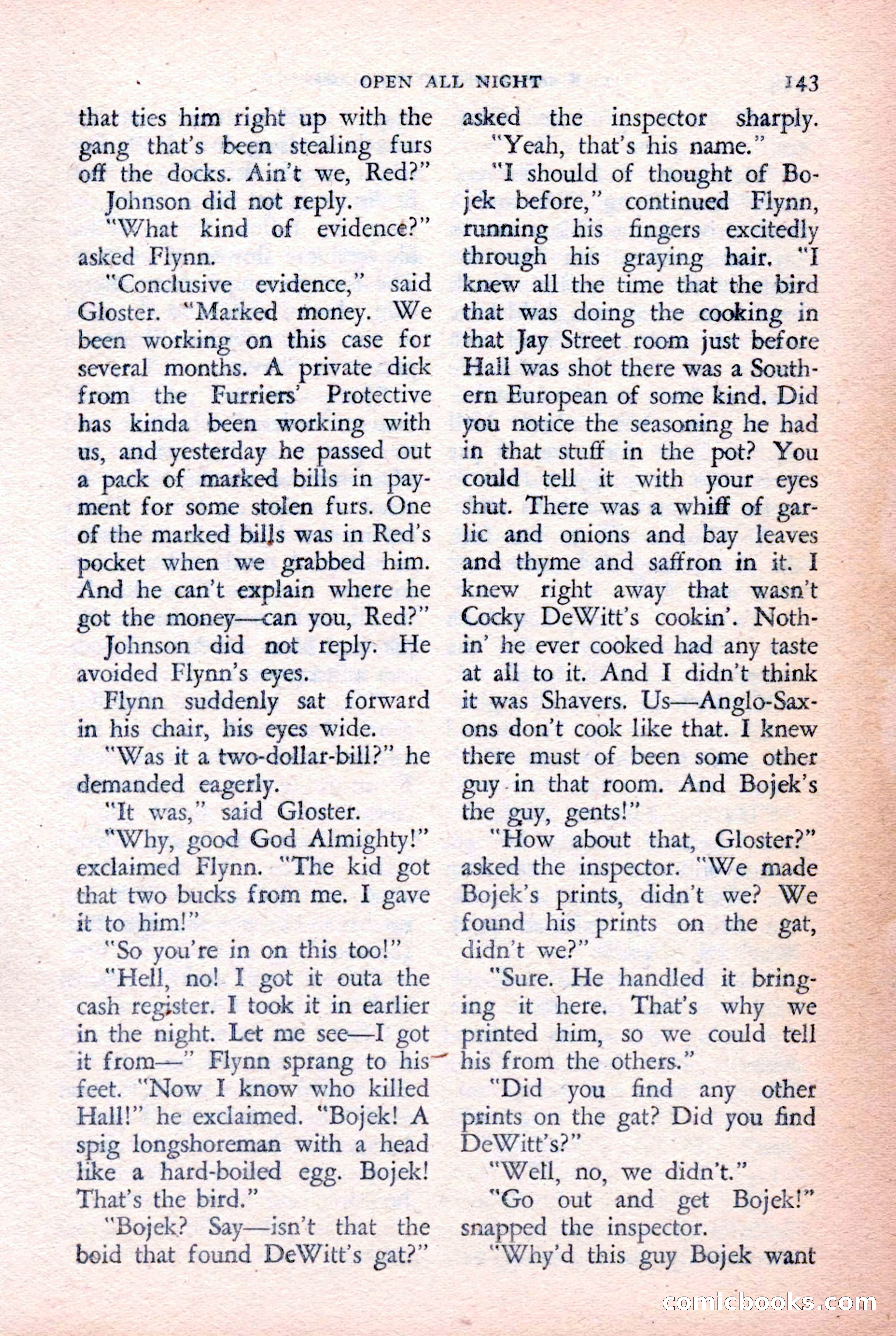 The Saint Detective Magazine, February 1957 — page 145 of 148