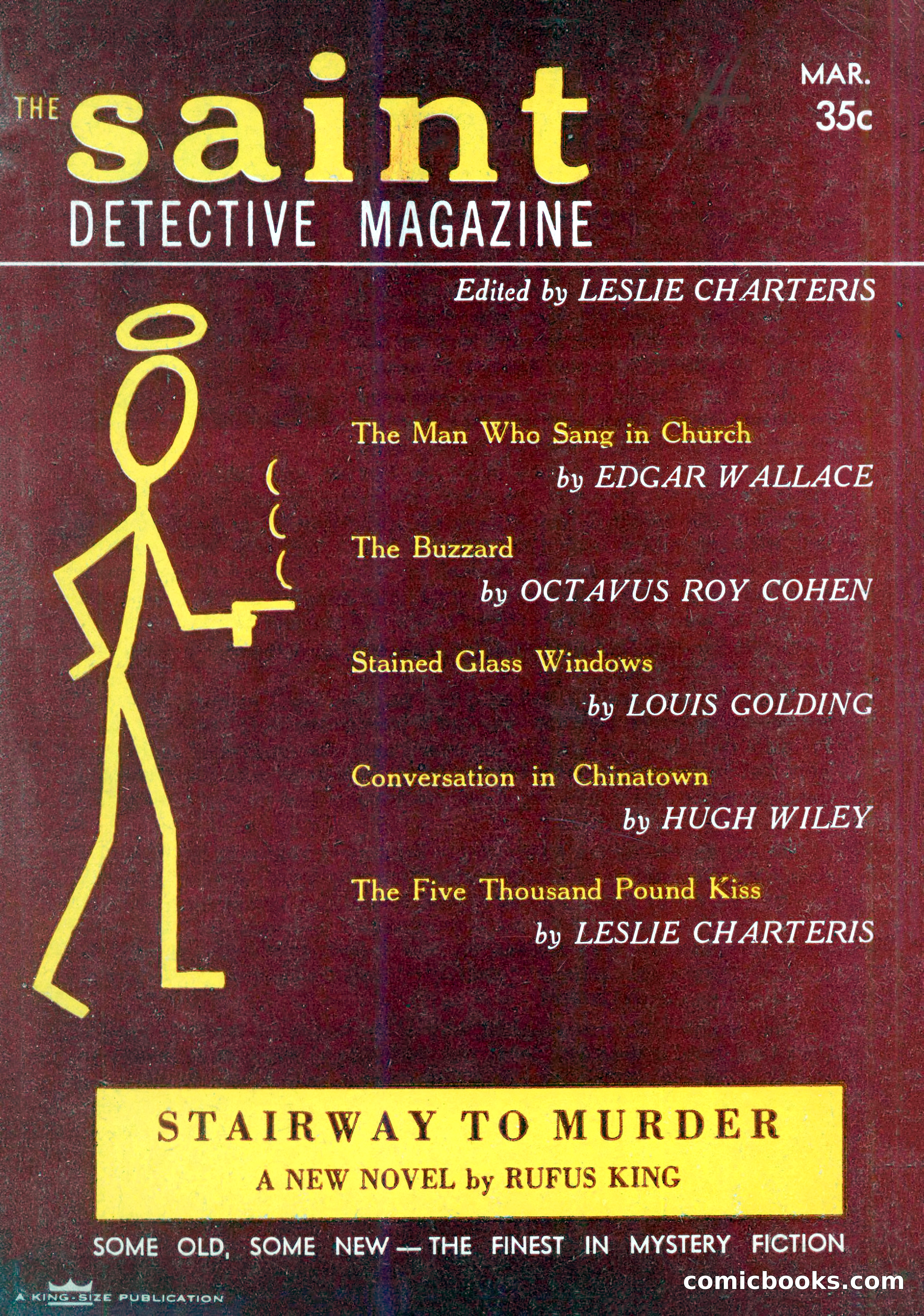 The Saint Detective Magazine, March 1957 — page 1 of 132