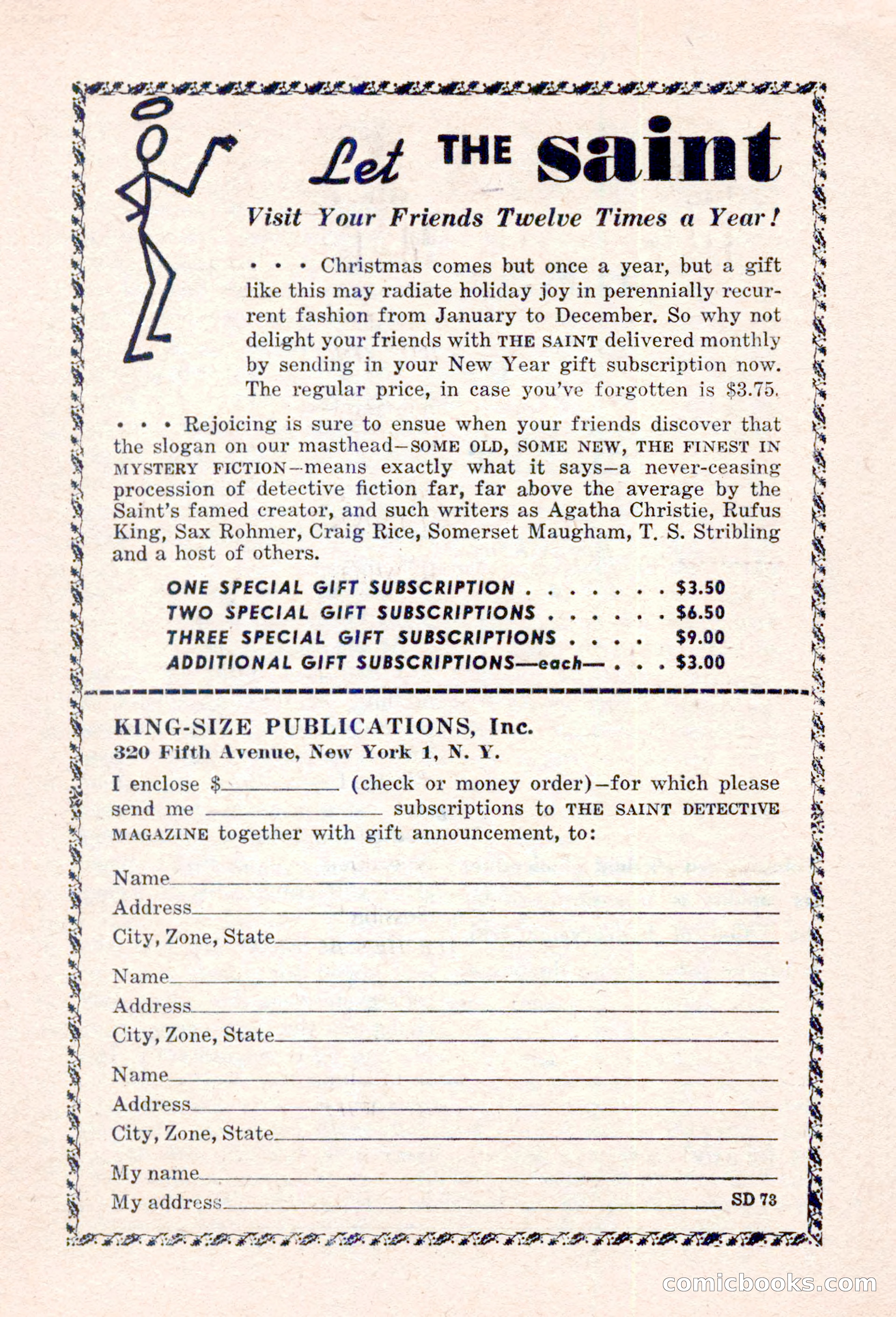 The Saint Detective Magazine, March 1957 — page 5 of 132