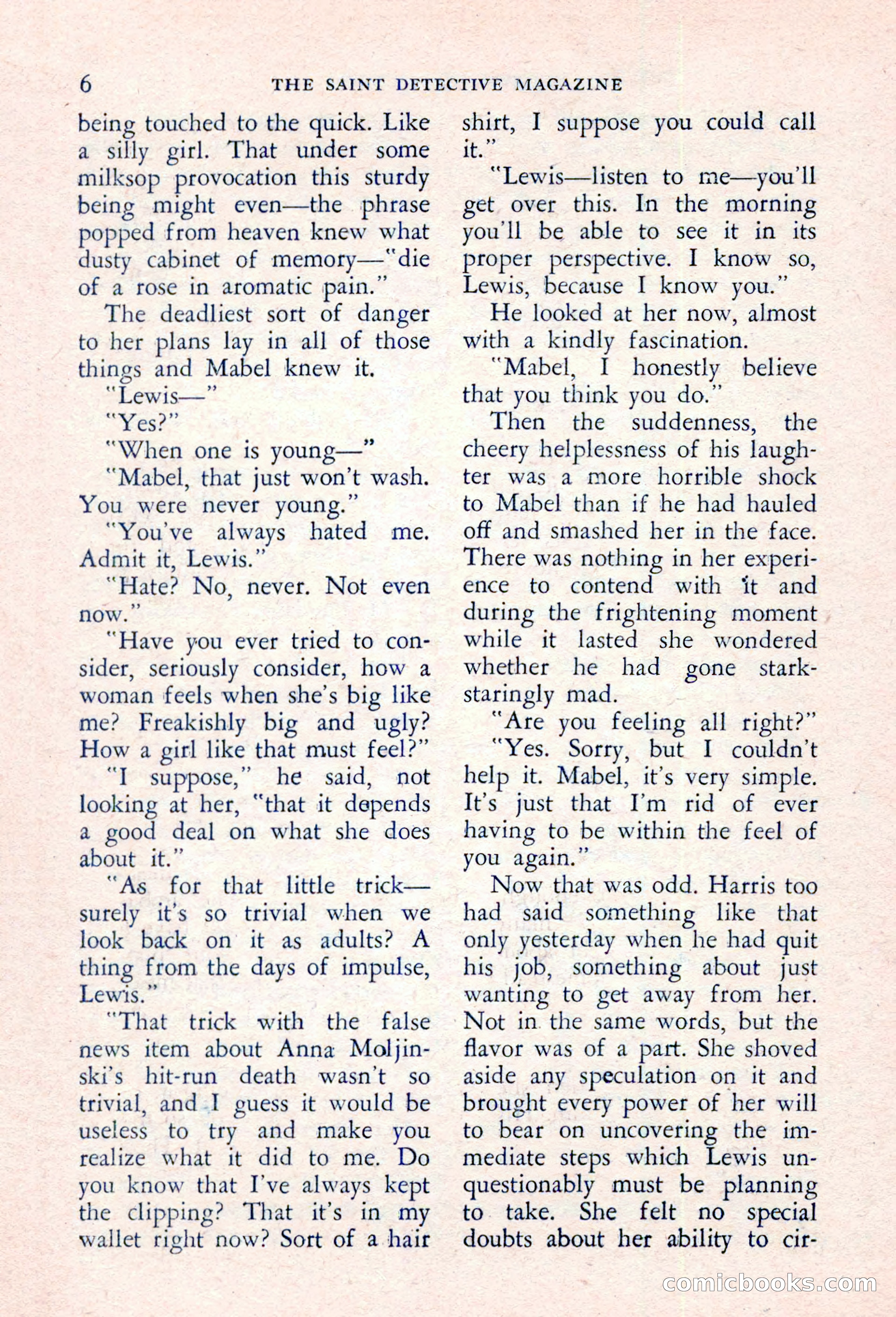 The Saint Detective Magazine, March 1957 — page 8 of 132