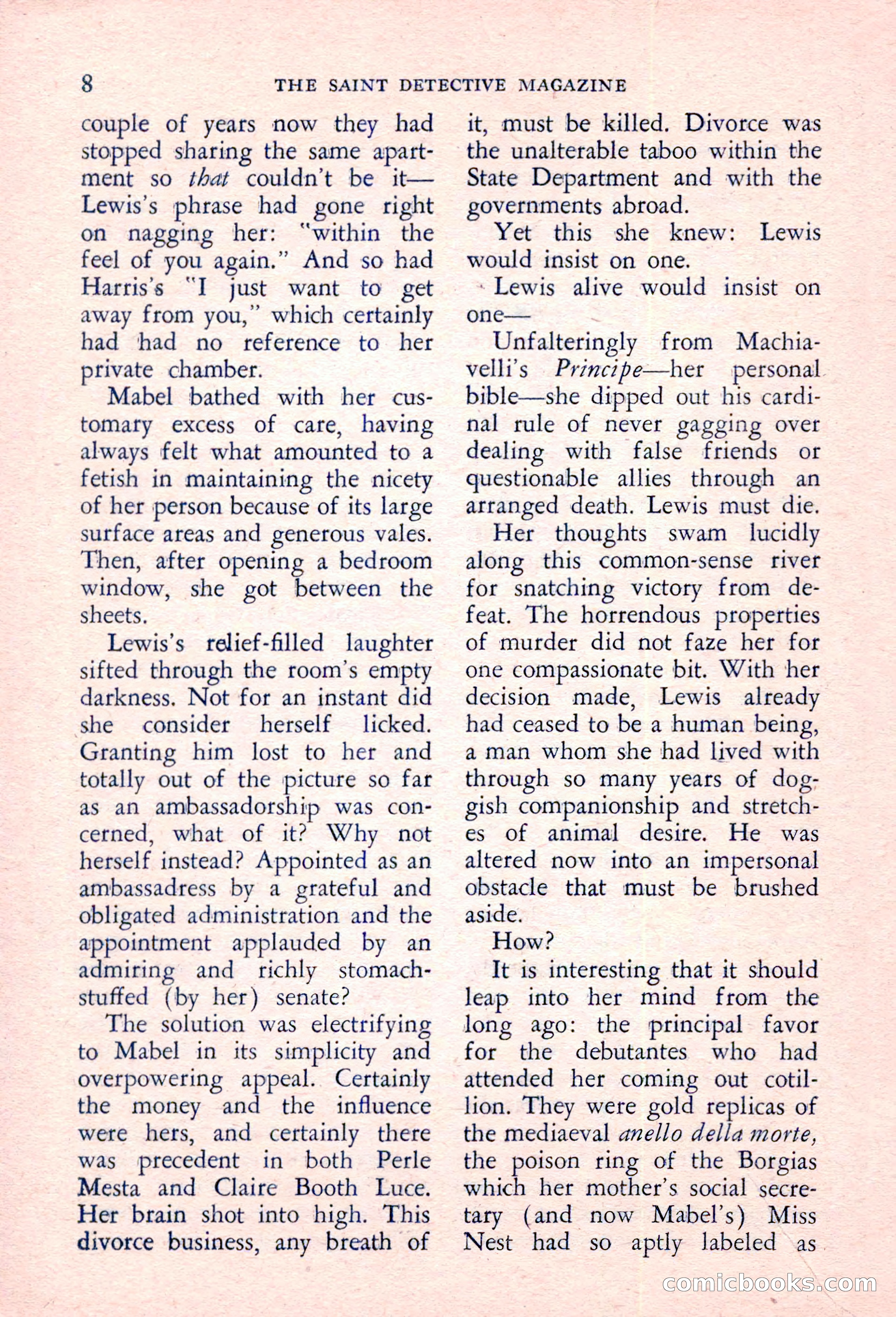 The Saint Detective Magazine, March 1957 — page 10 of 132