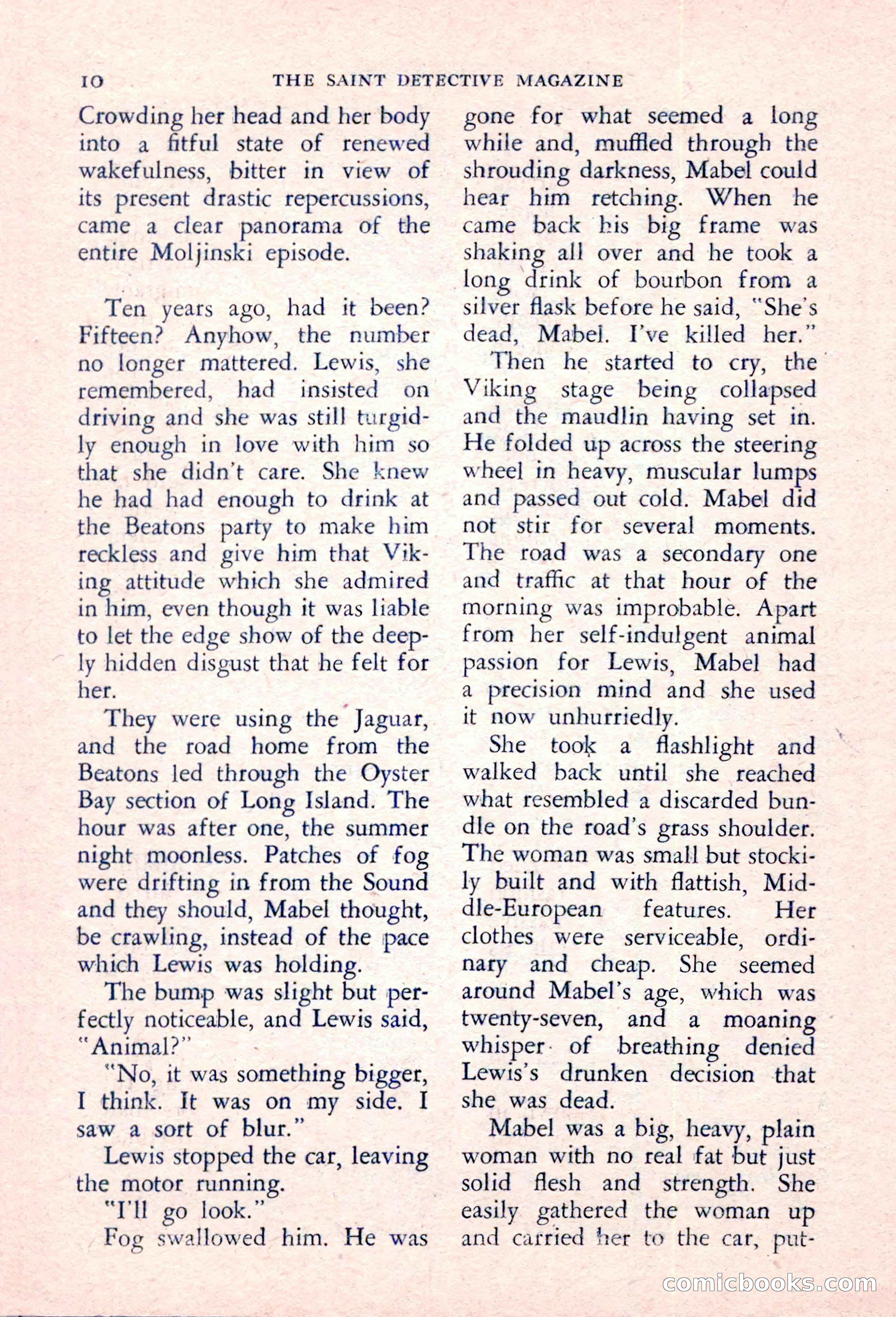 The Saint Detective Magazine, March 1957 — page 12 of 132