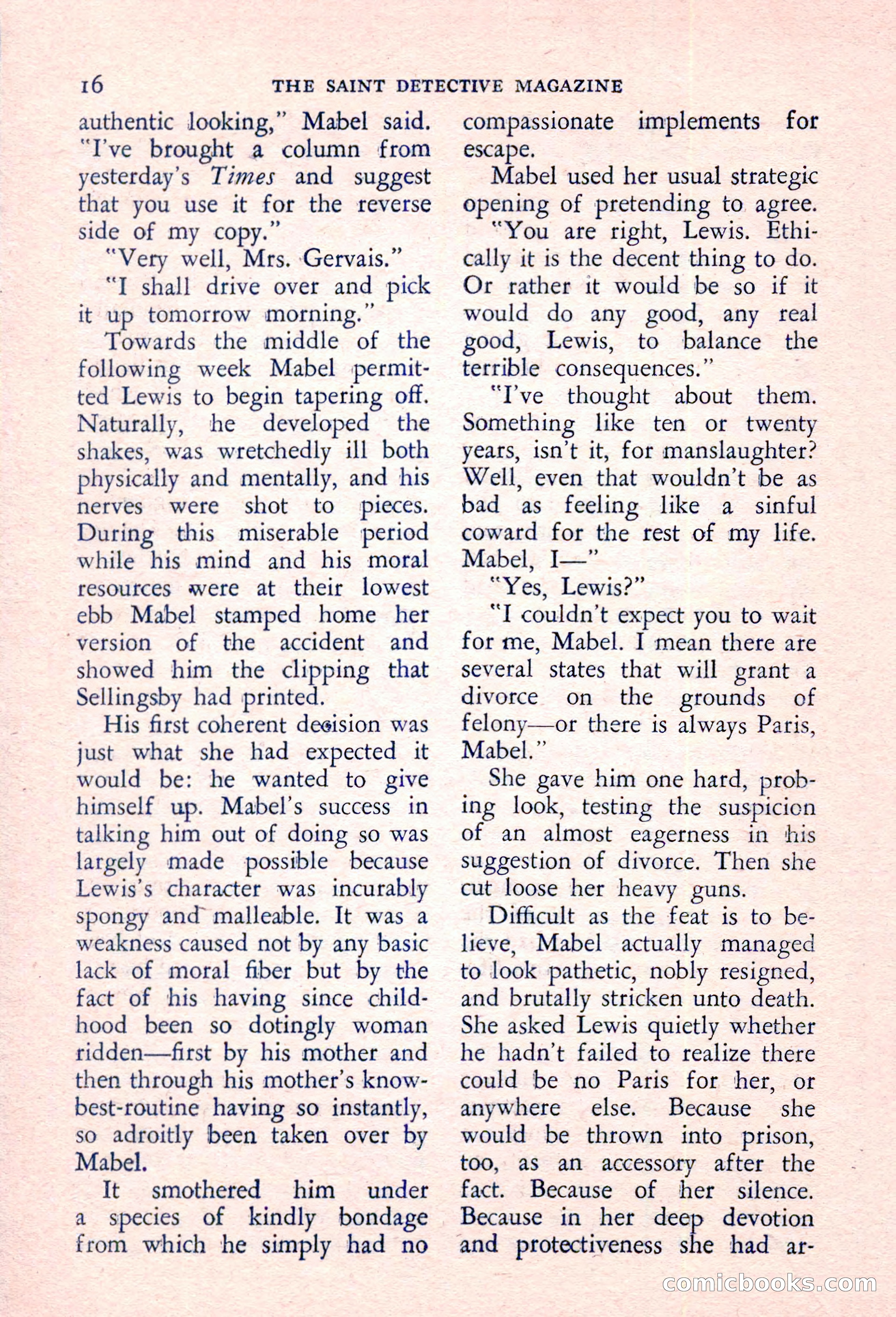 The Saint Detective Magazine, March 1957 — page 18 of 132