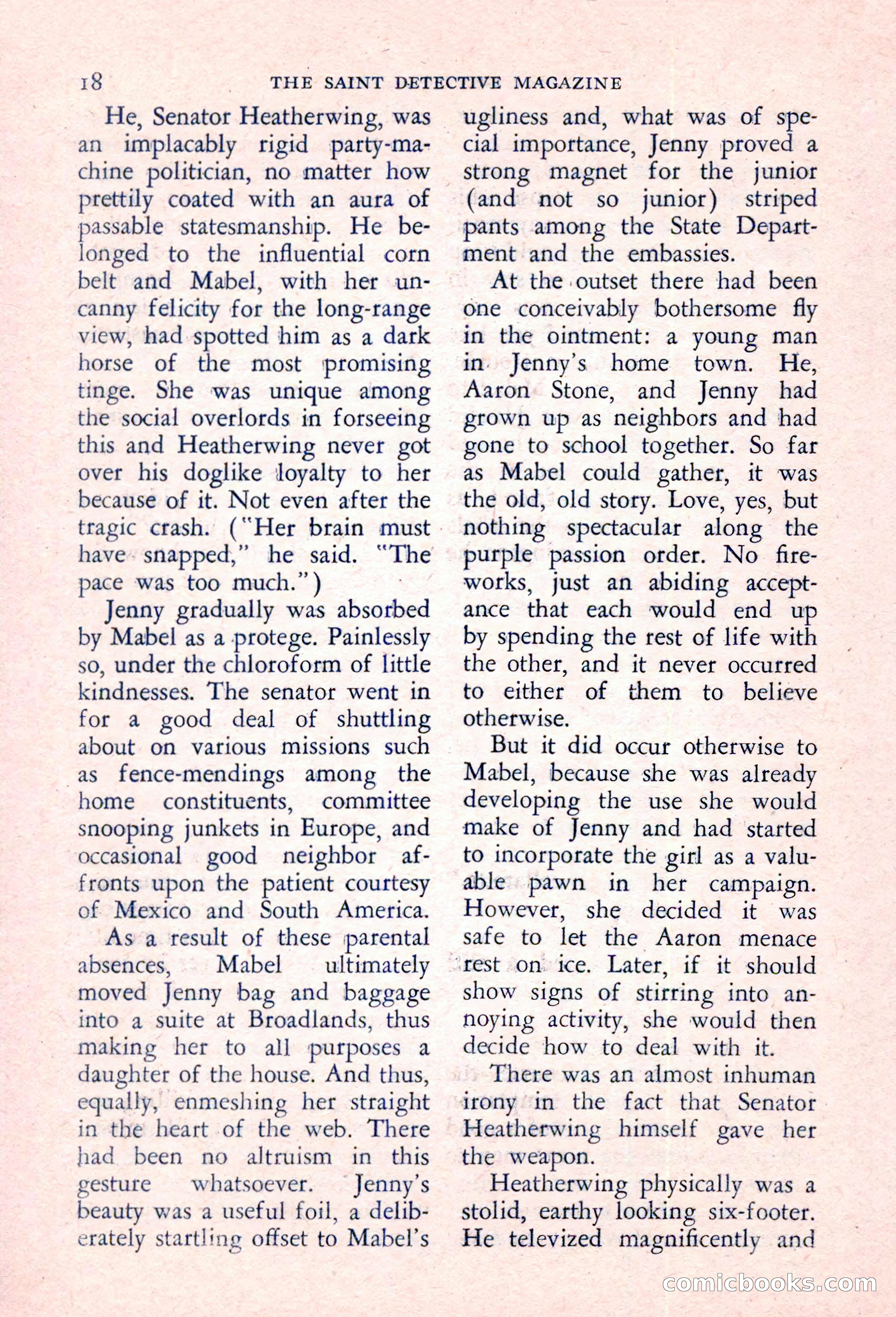 The Saint Detective Magazine, March 1957 — page 20 of 132