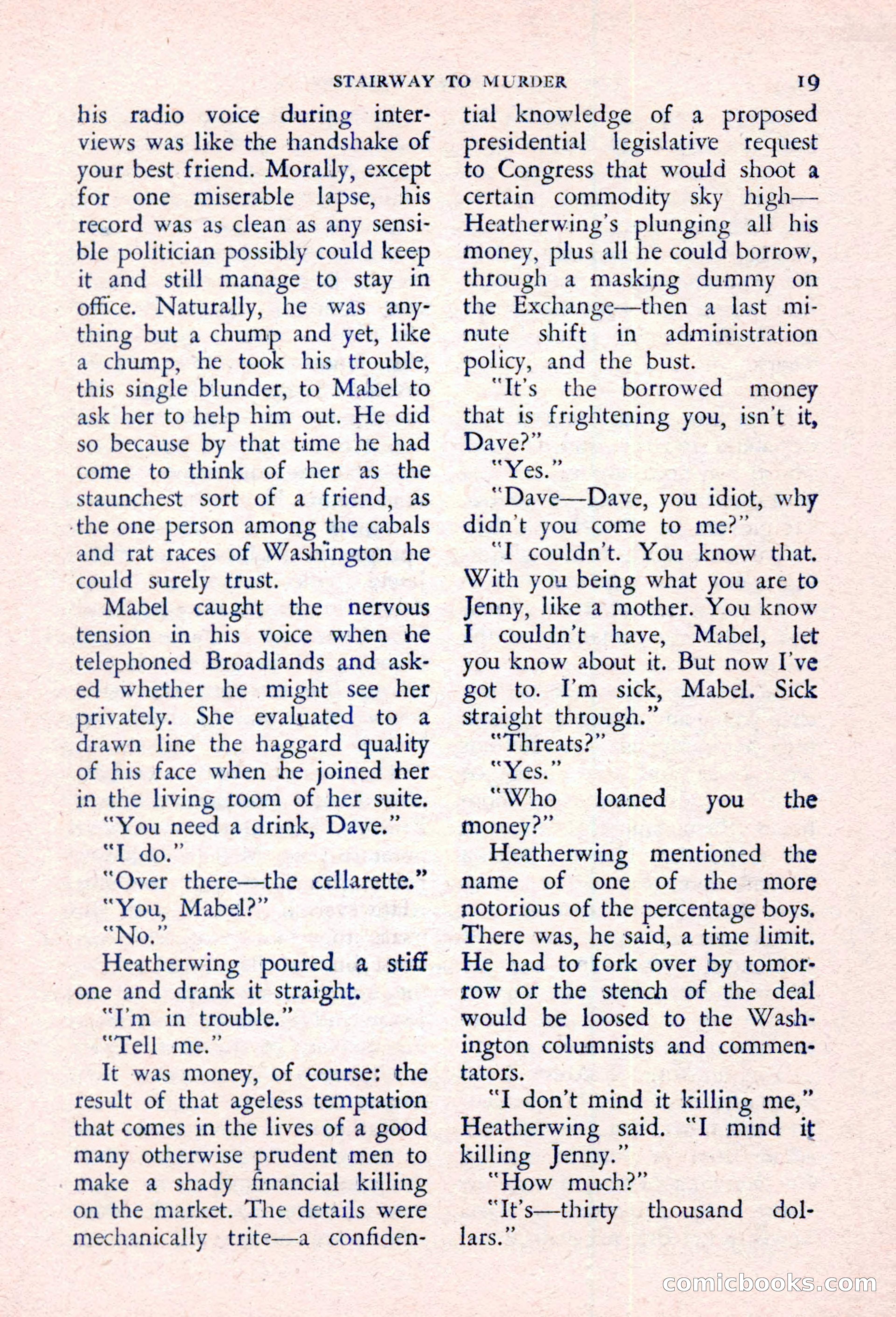 The Saint Detective Magazine, March 1957 — page 21 of 132