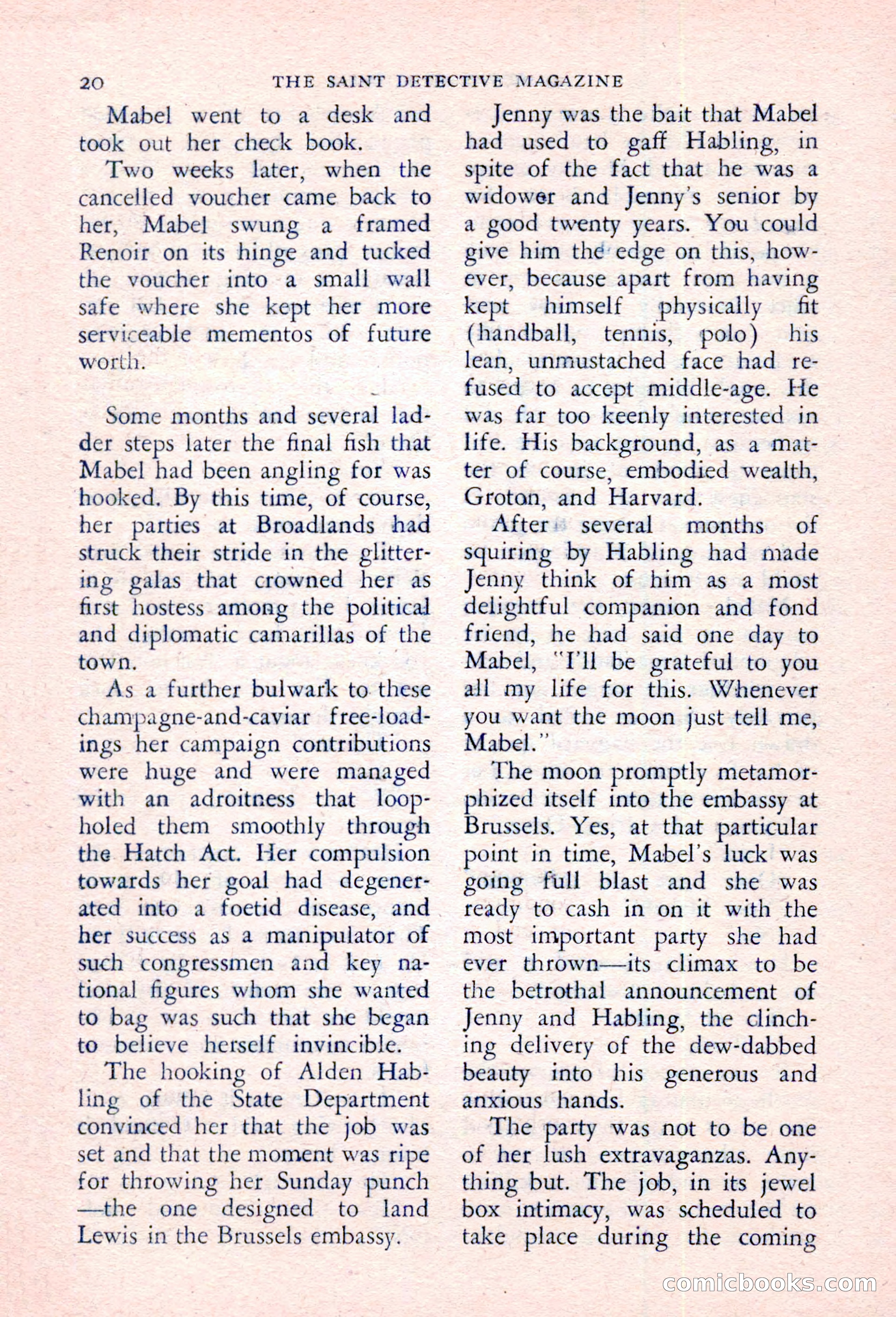 The Saint Detective Magazine, March 1957 — page 22 of 132
