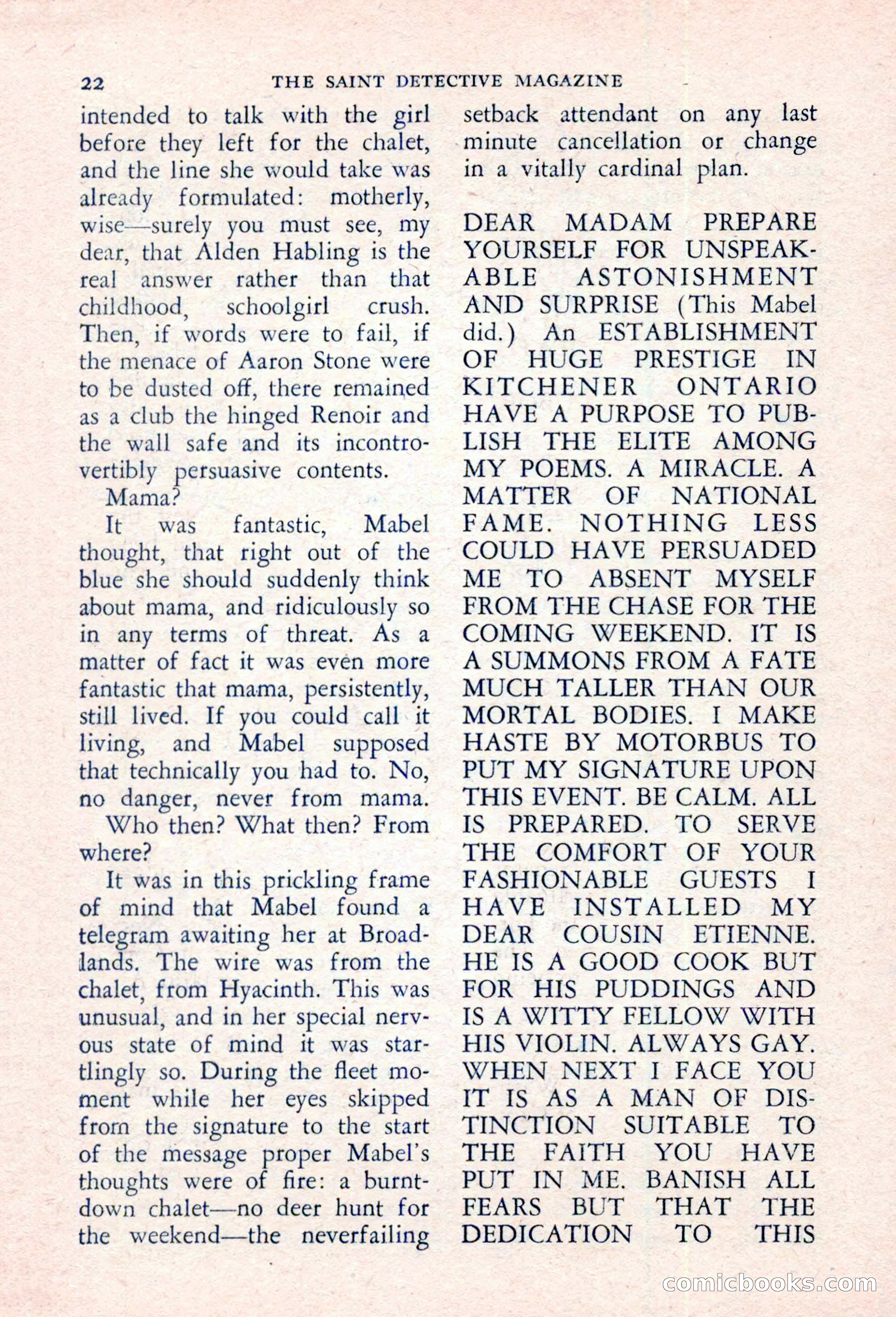 The Saint Detective Magazine, March 1957 — page 24 of 132