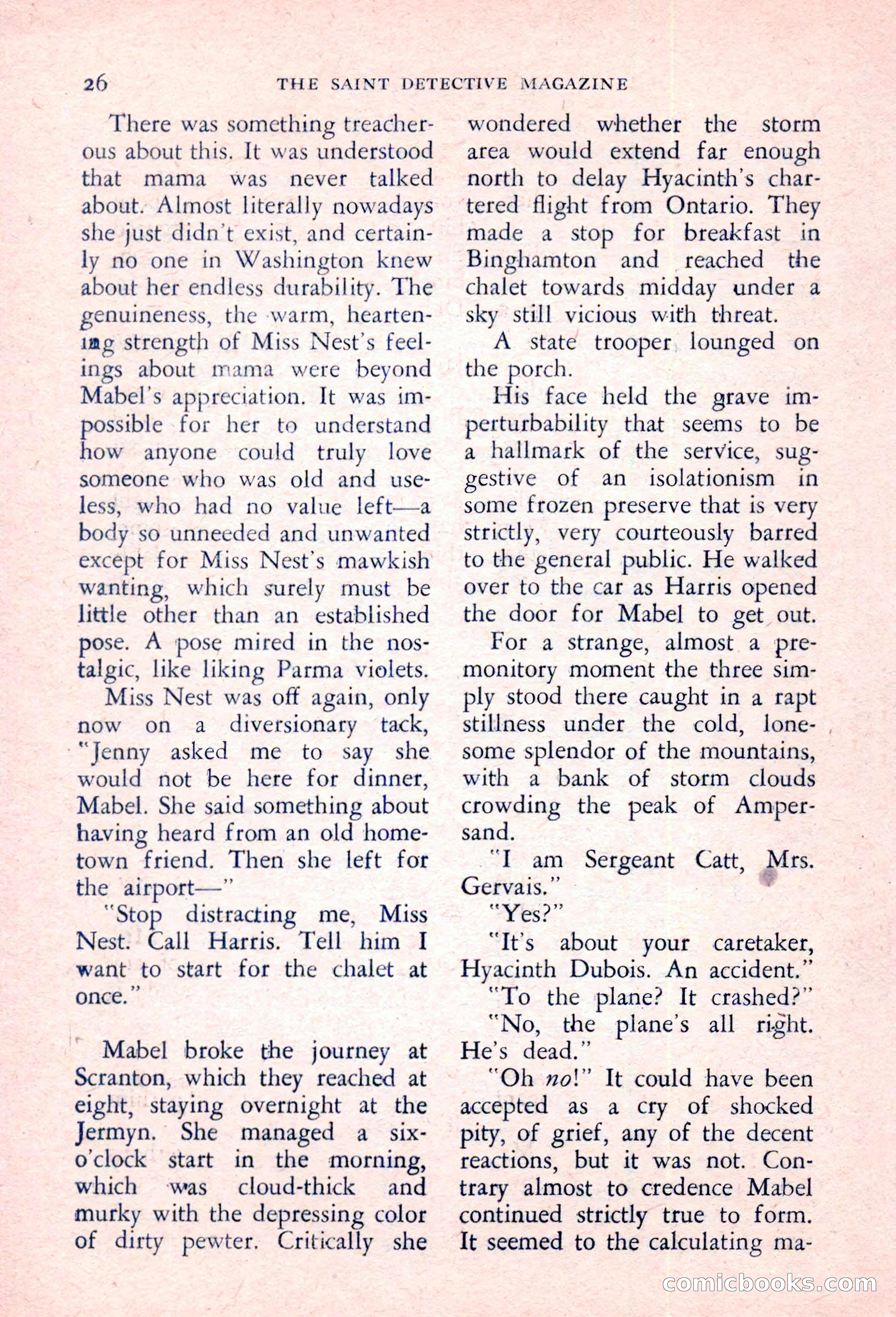 The Saint Detective Magazine, March 1957 — page 28 of 132