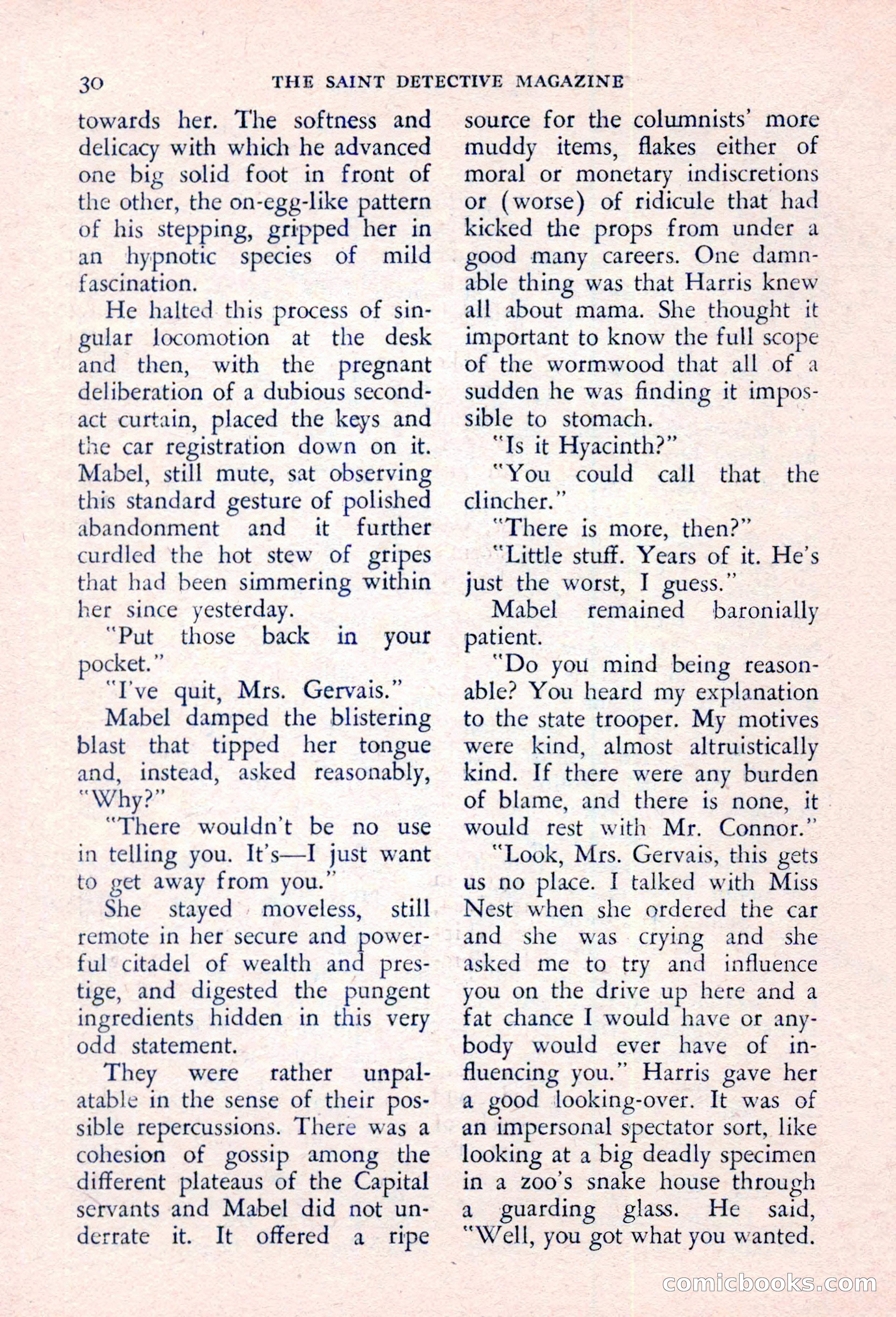 The Saint Detective Magazine, March 1957 — page 32 of 132
