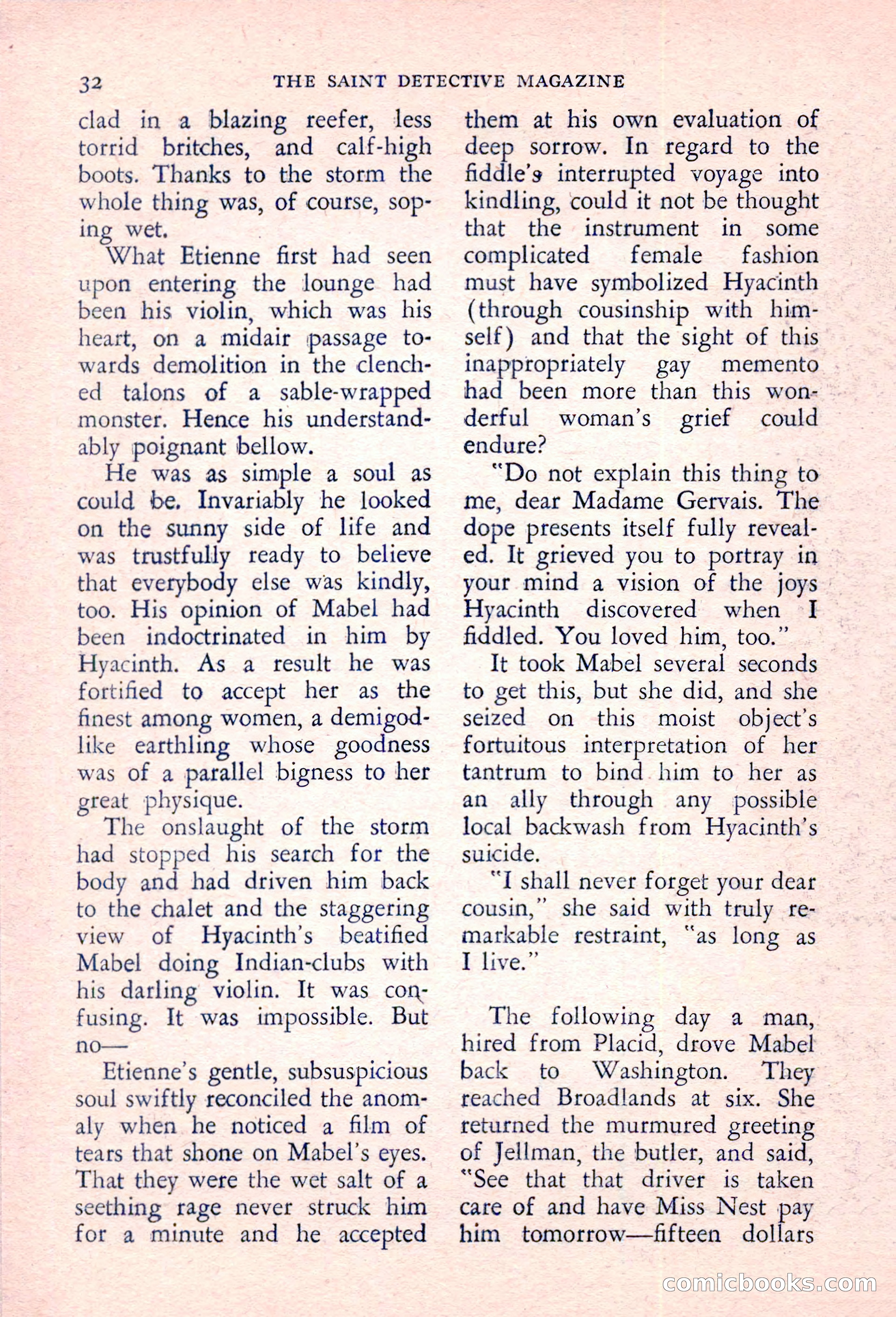 The Saint Detective Magazine, March 1957 — page 34 of 132