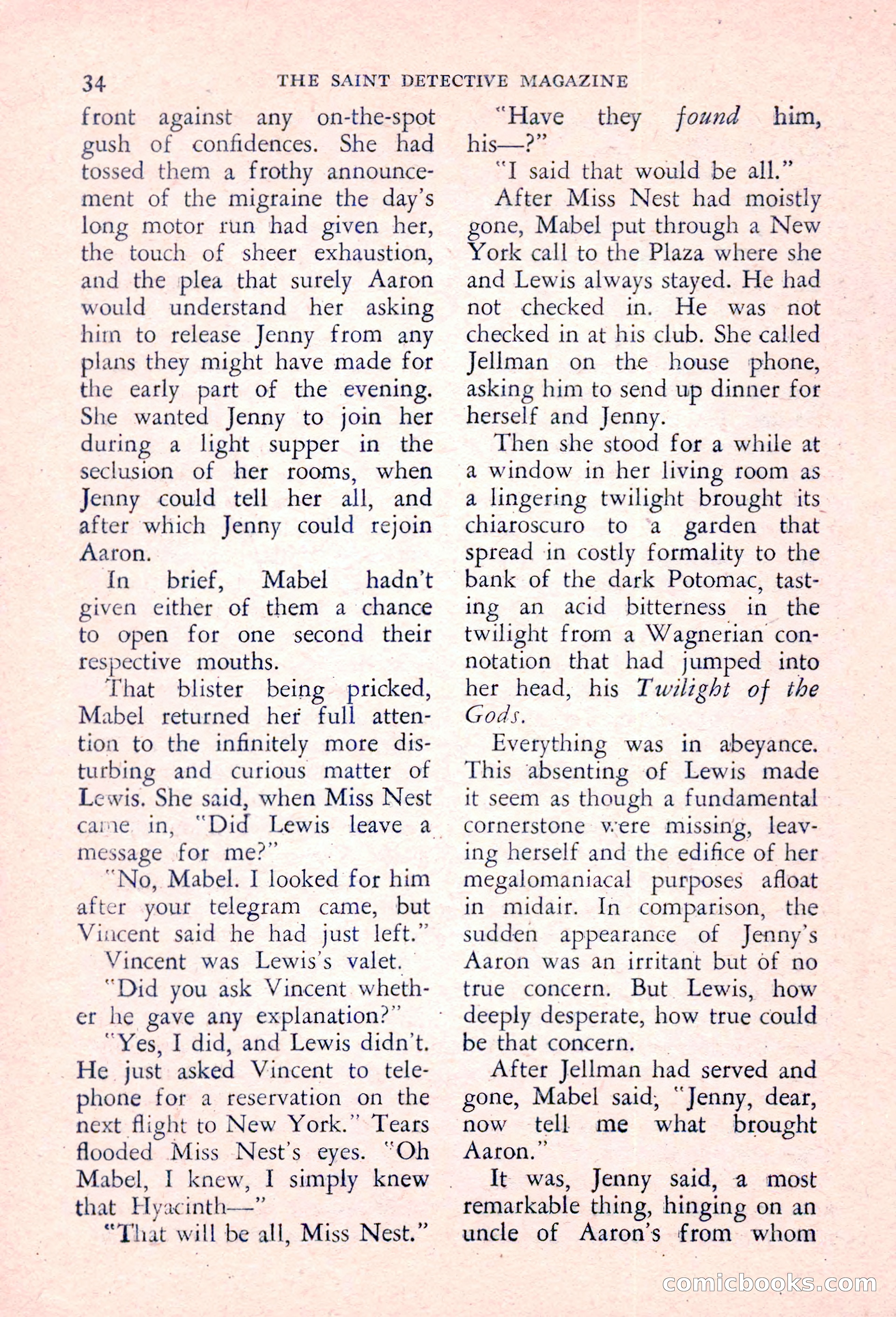 The Saint Detective Magazine, March 1957 — page 36 of 132