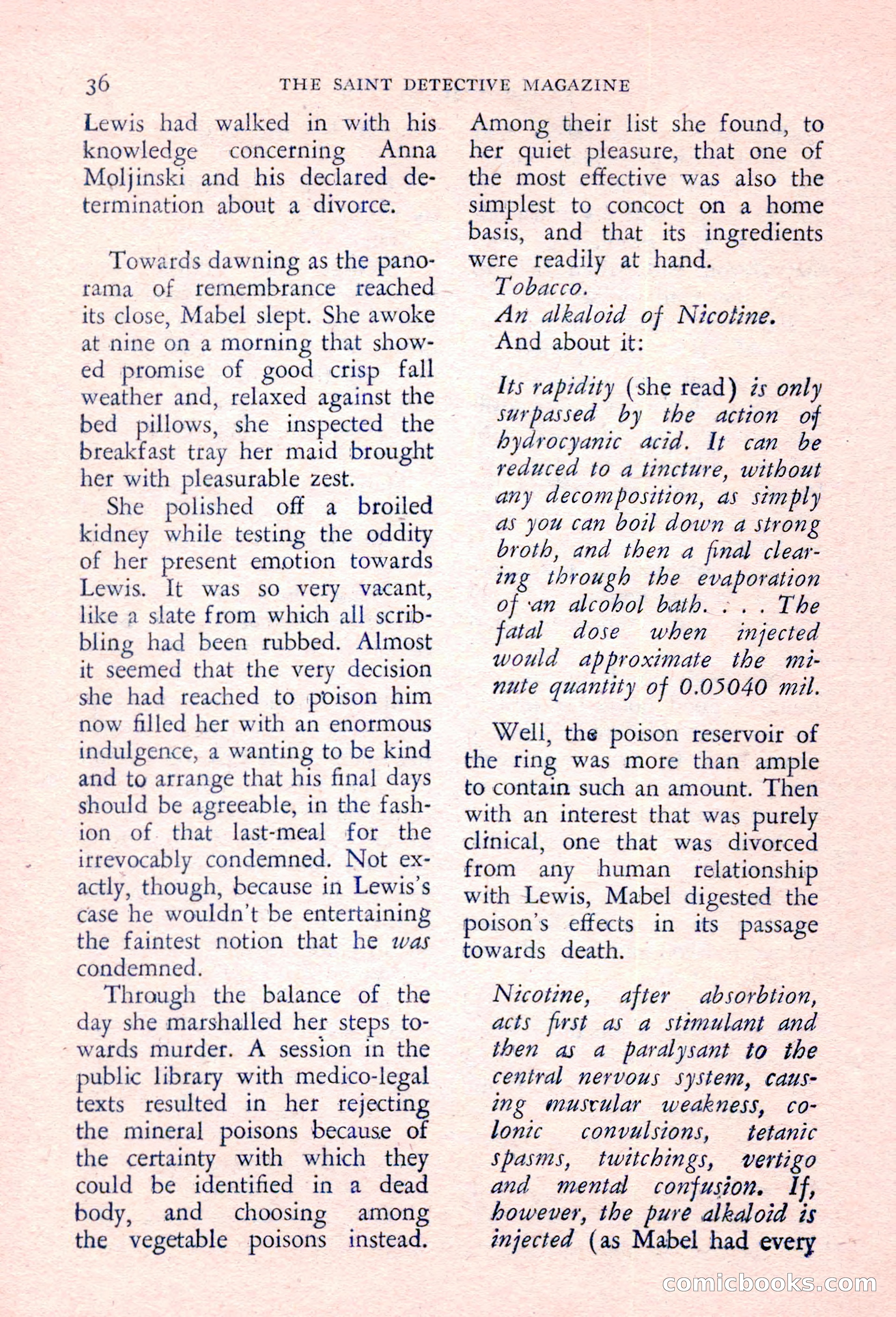 The Saint Detective Magazine, March 1957 — page 38 of 132