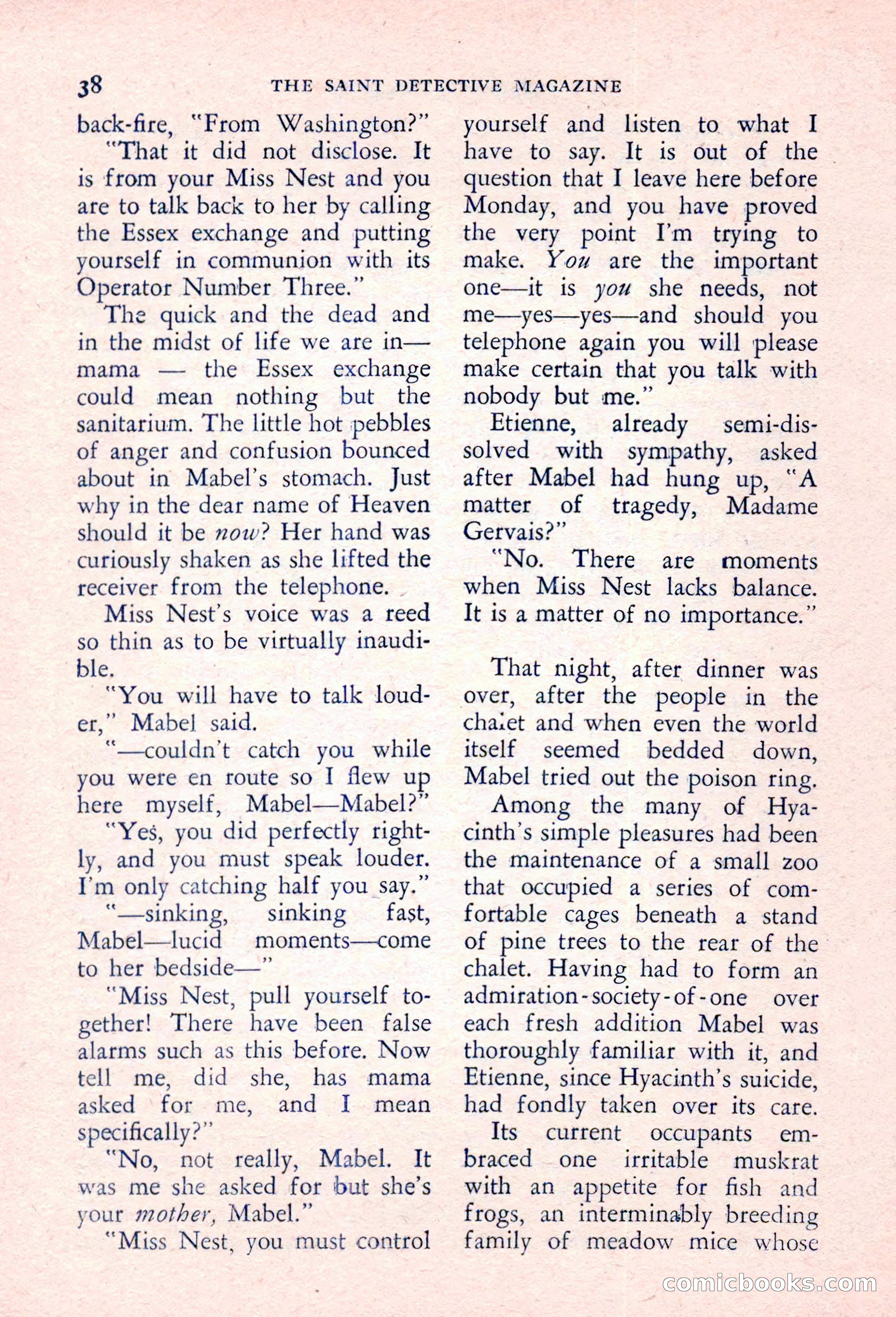The Saint Detective Magazine, March 1957 — page 40 of 132