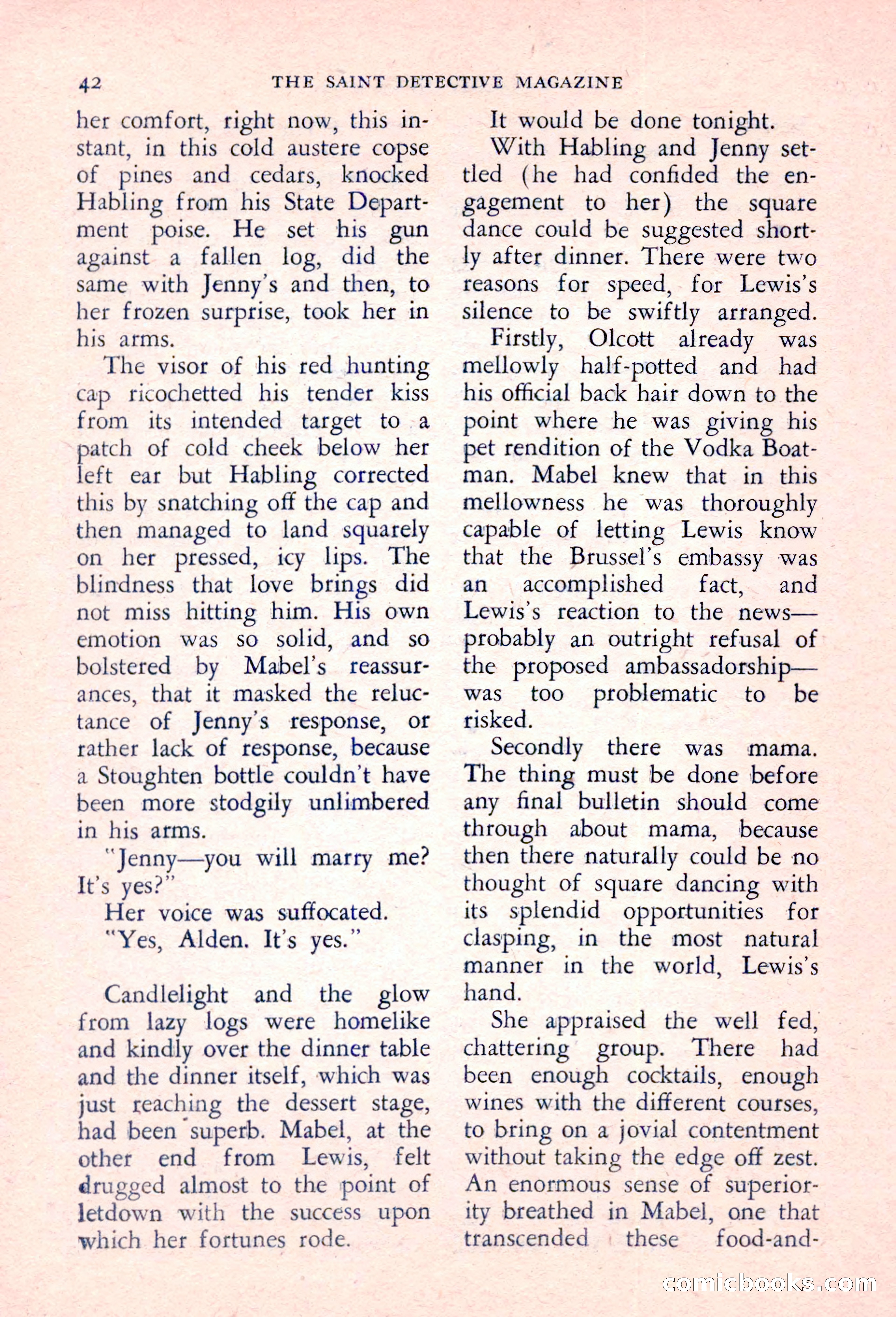 The Saint Detective Magazine, March 1957 — page 44 of 132