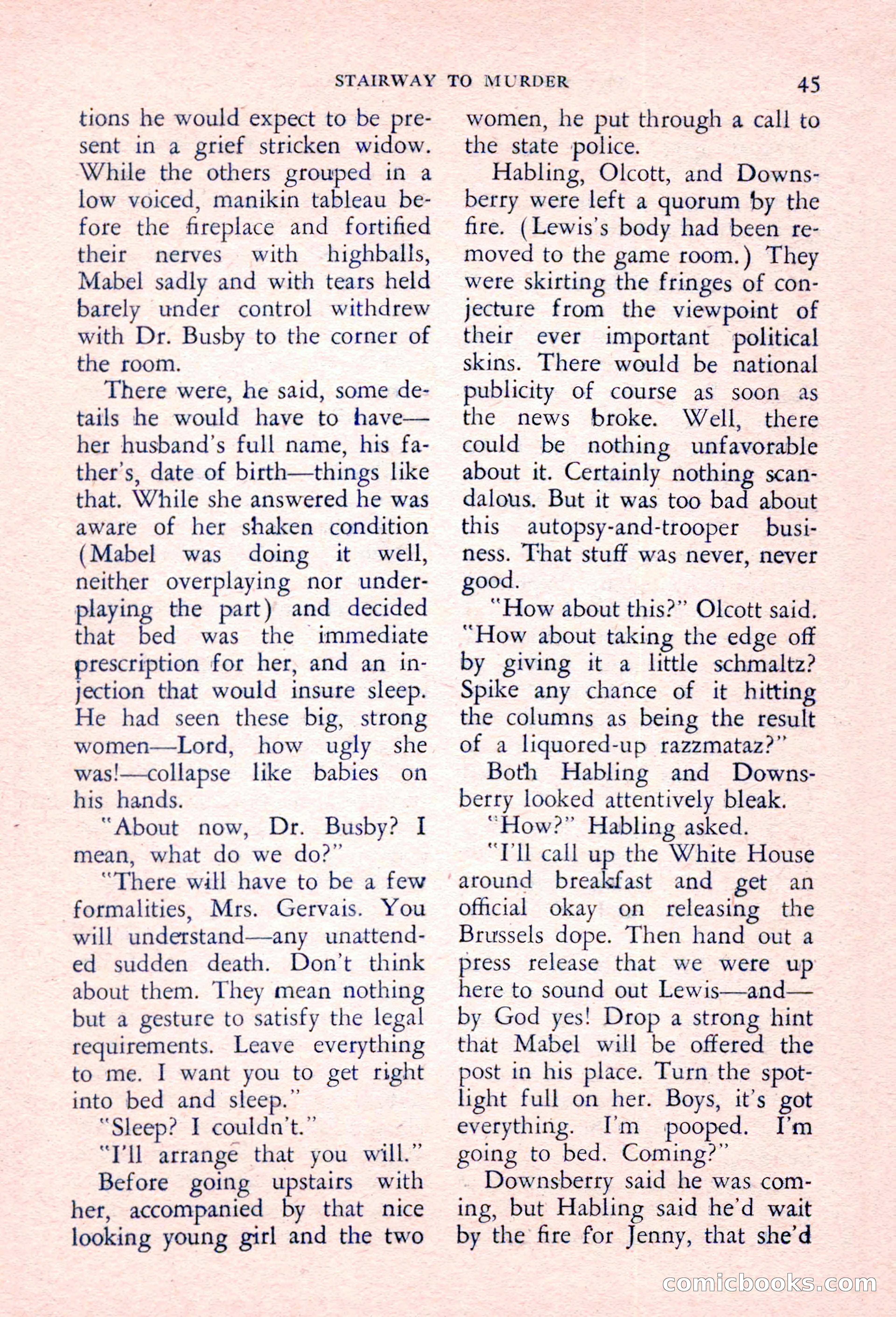 The Saint Detective Magazine, March 1957 — page 47 of 132